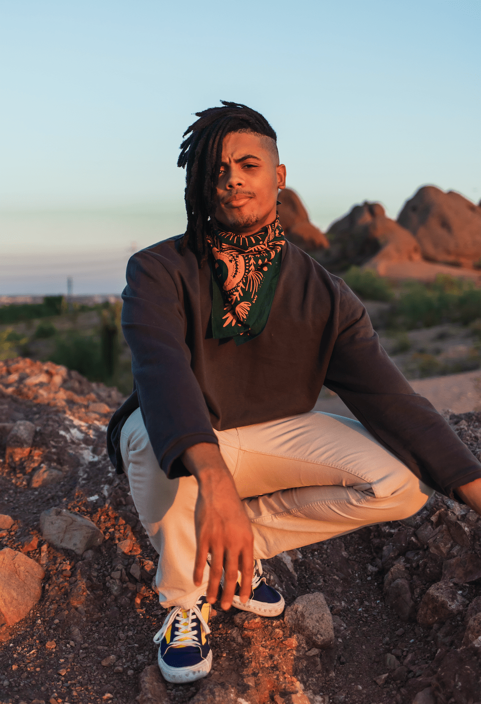 "Stay Steady" Organic Cotton Bandana - Wander Together Outfitters