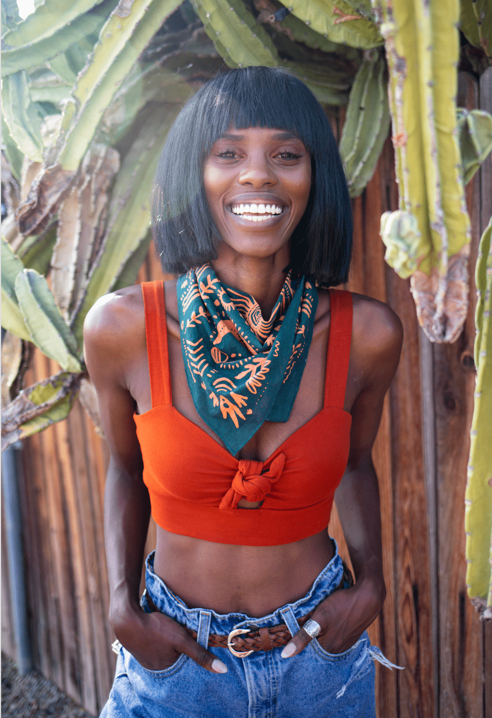 "Stay Steady" Organic Cotton Bandana - Wander Together Outfitters