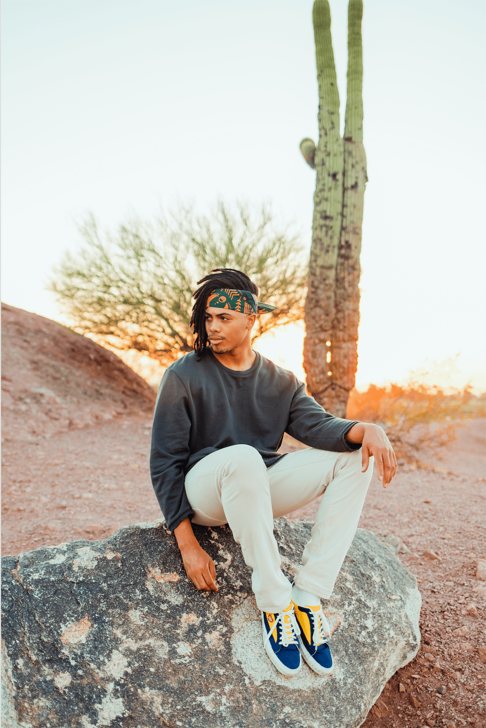 "Stay Steady" Organic Cotton Bandana - Wander Together Outfitters