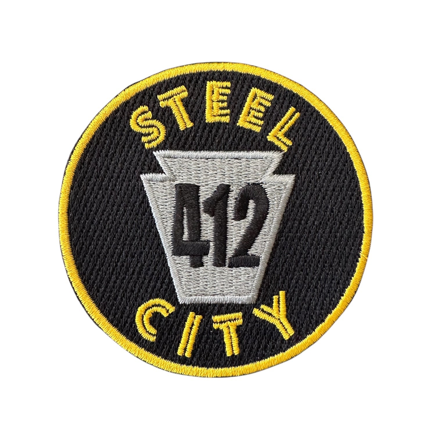 "Steel City 412" Iron On Patch - Wander Together Outfitters