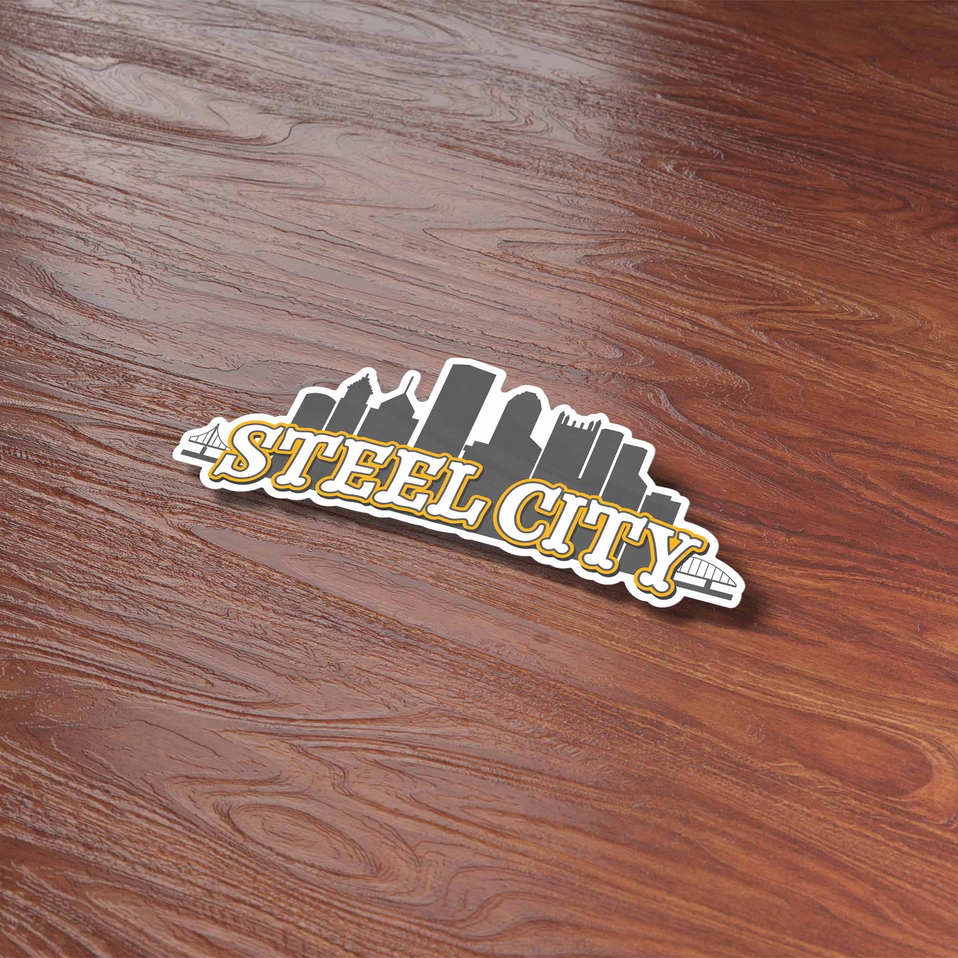Steel City Pittsburgh Pennsylvania Sticker - PGH Decal - Wander Together Outfitters