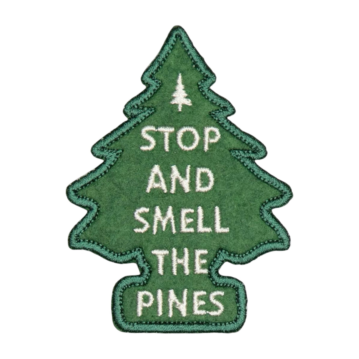 “Stop And Smell The Pines” Iron On Patch - Wander Together Outfitters