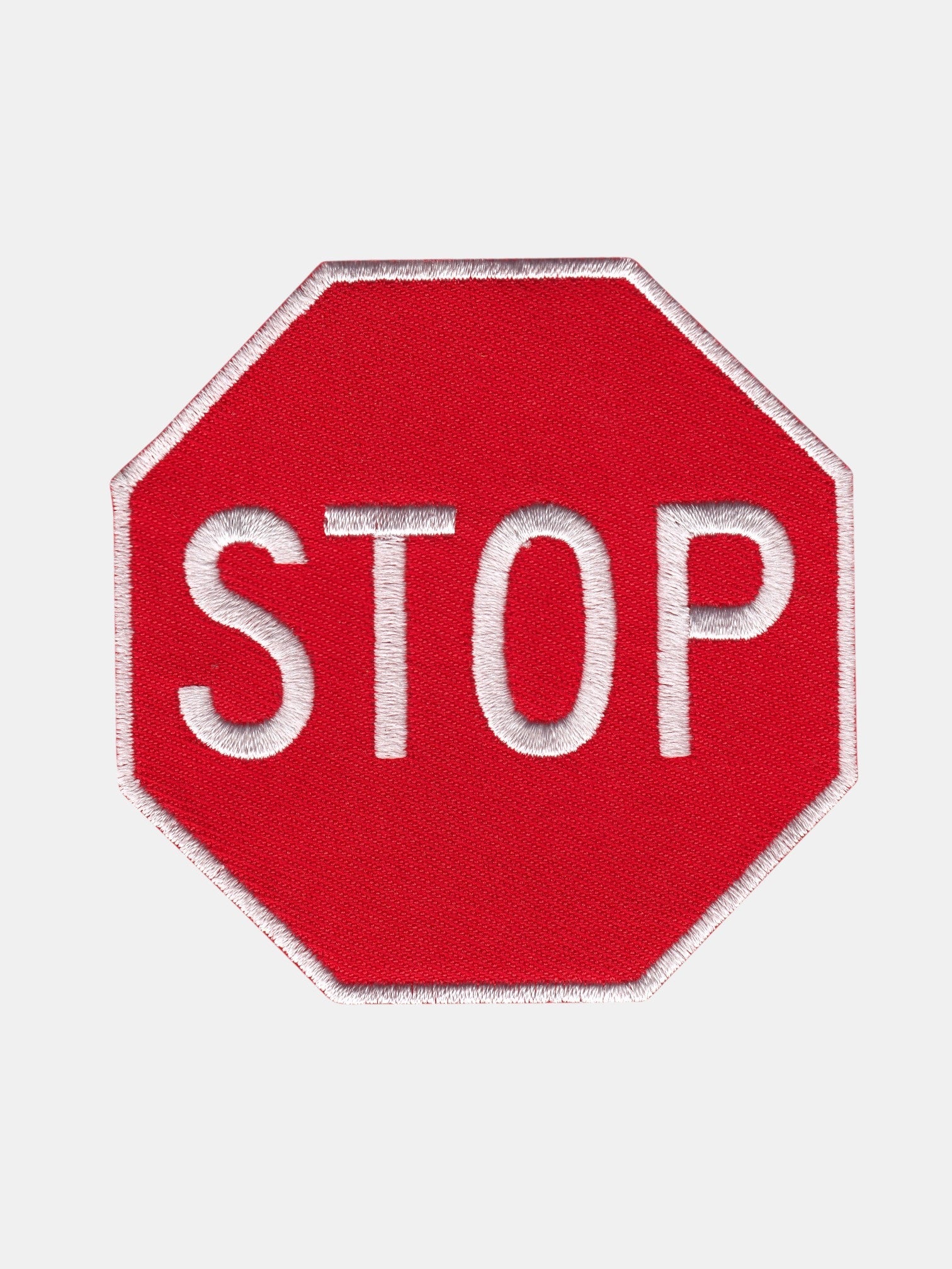 Stop Sign Iron On Patch - Wander Together Outfitters