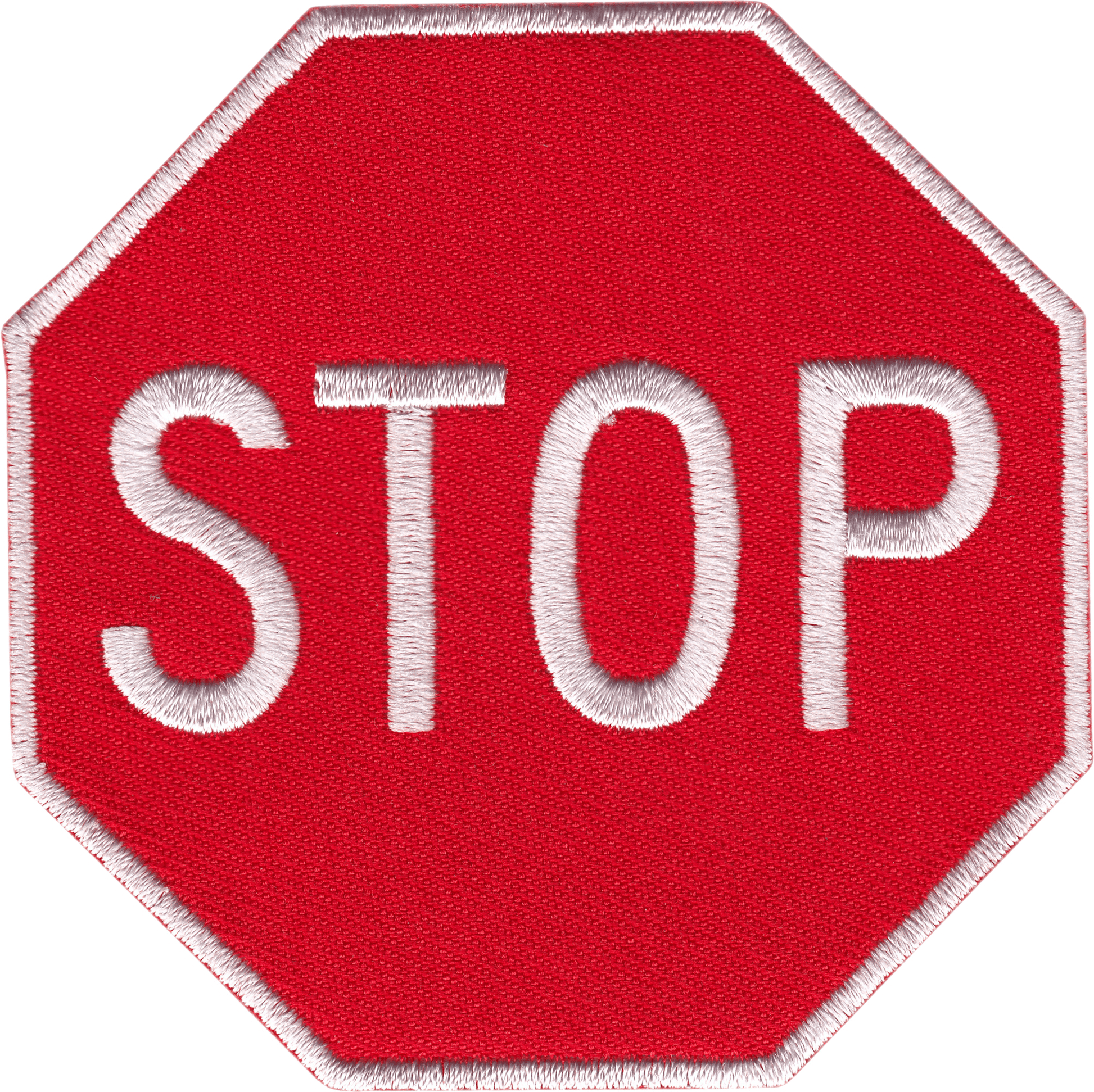 Stop Sign Iron On Patch - Wander Together Outfitters