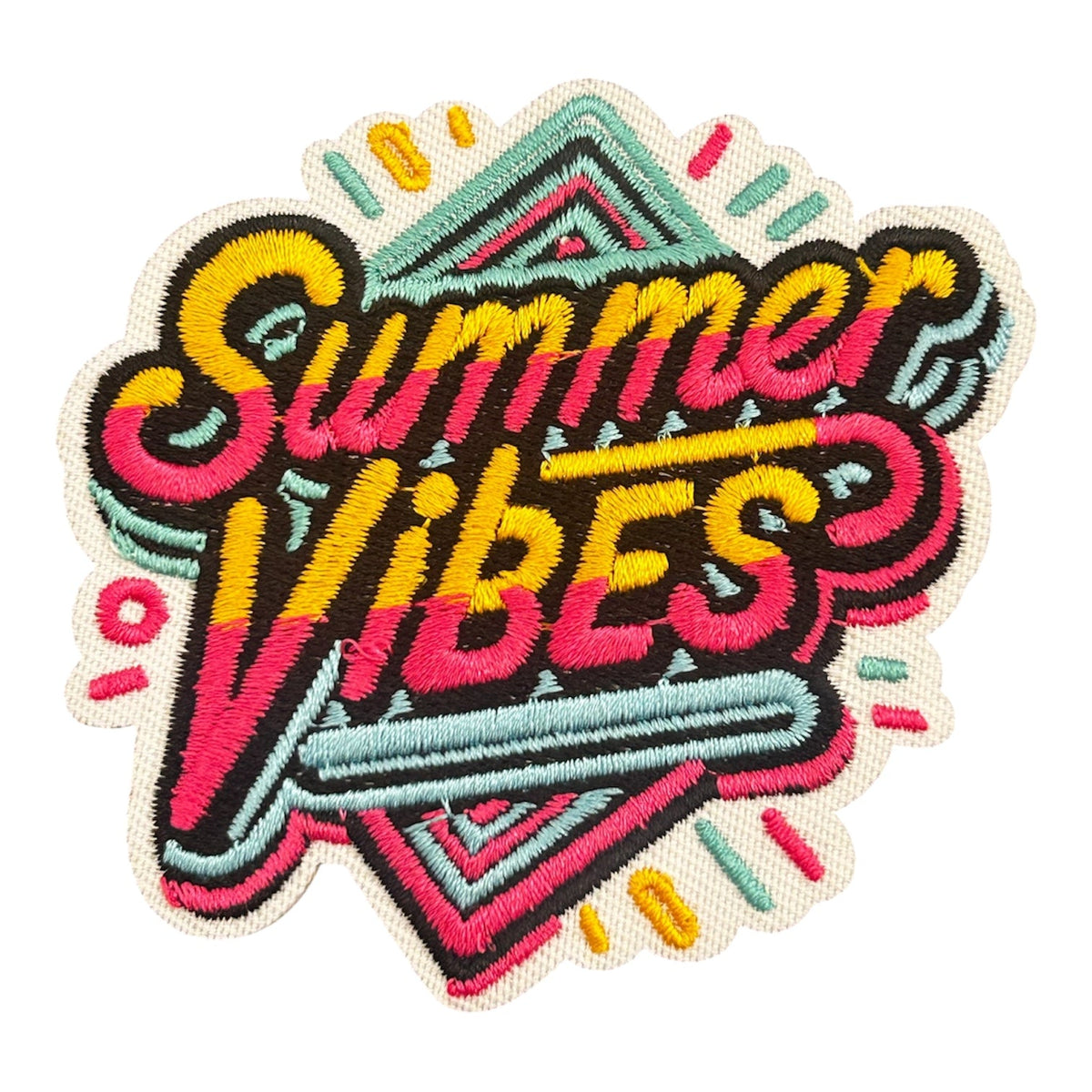 Summer Vibes Vibrant Iron On Patch - Wander Together Outfitters