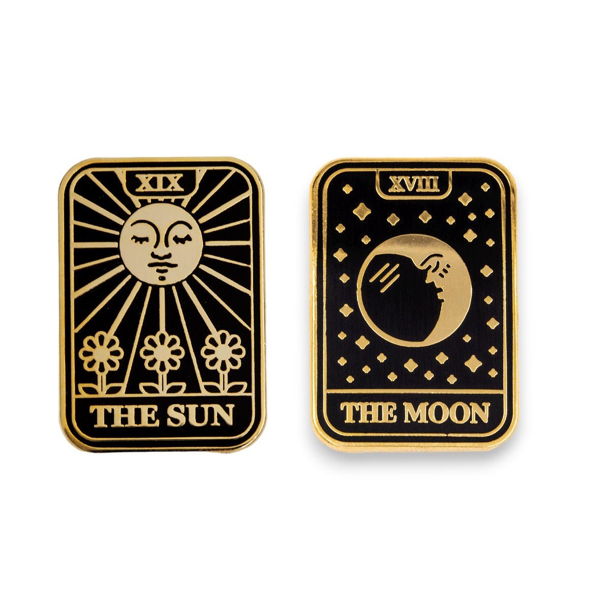 Sun Tarot Card Enamel Pin - Wander Together Outfitters