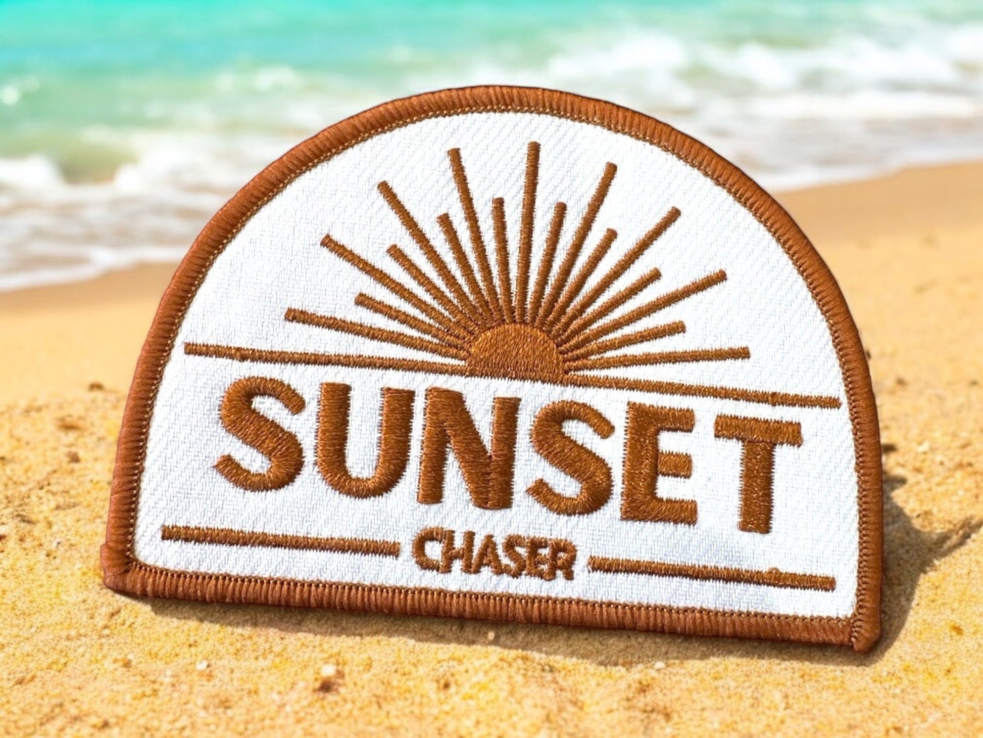 “Sunset Chaser” Iron On Patch - Wander Together Outfitters