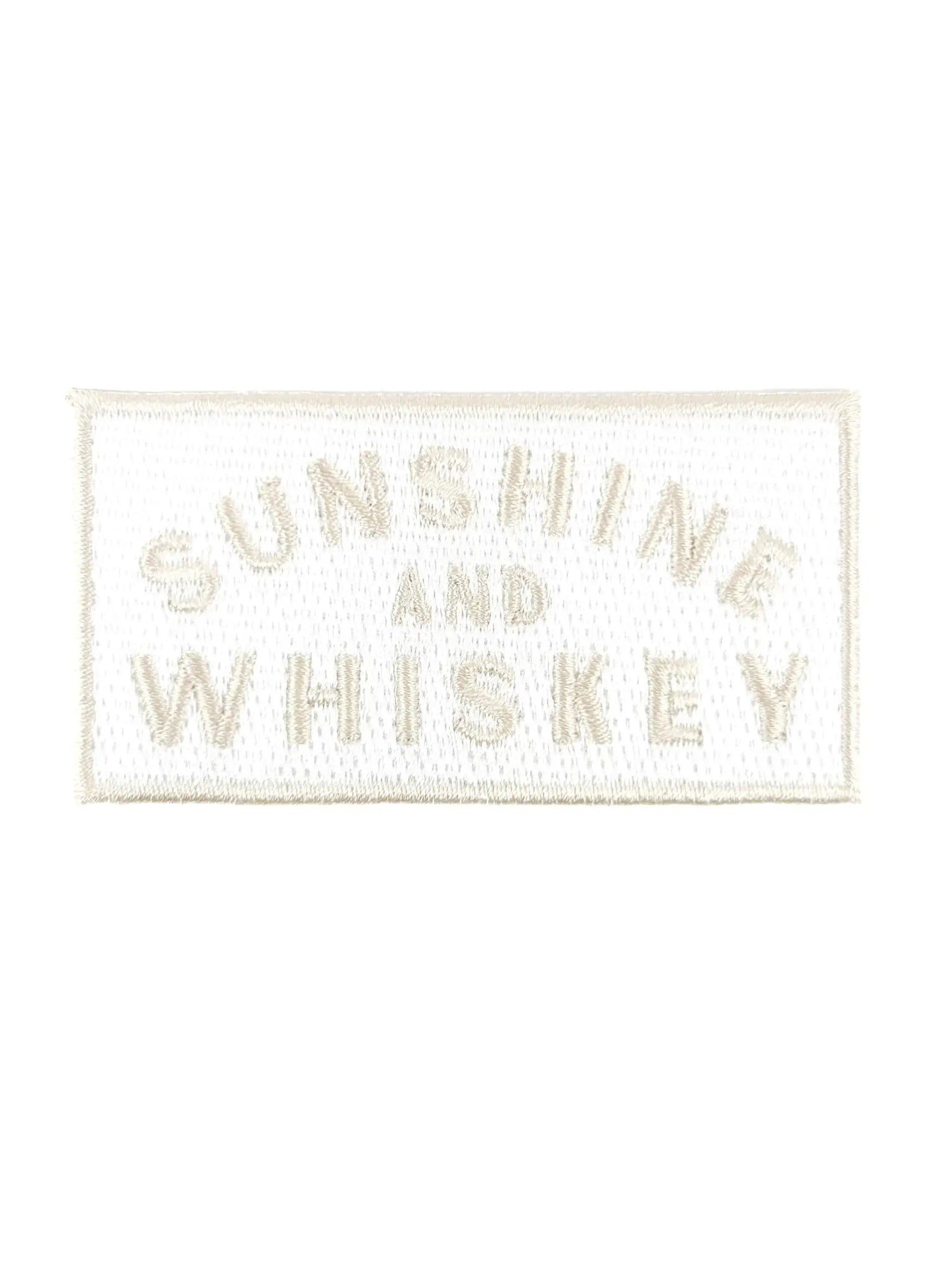 Sunshine and Whiskey Embroidered Iron On Patch Country Music (CLEARANCE) - Wander Together Outfitters