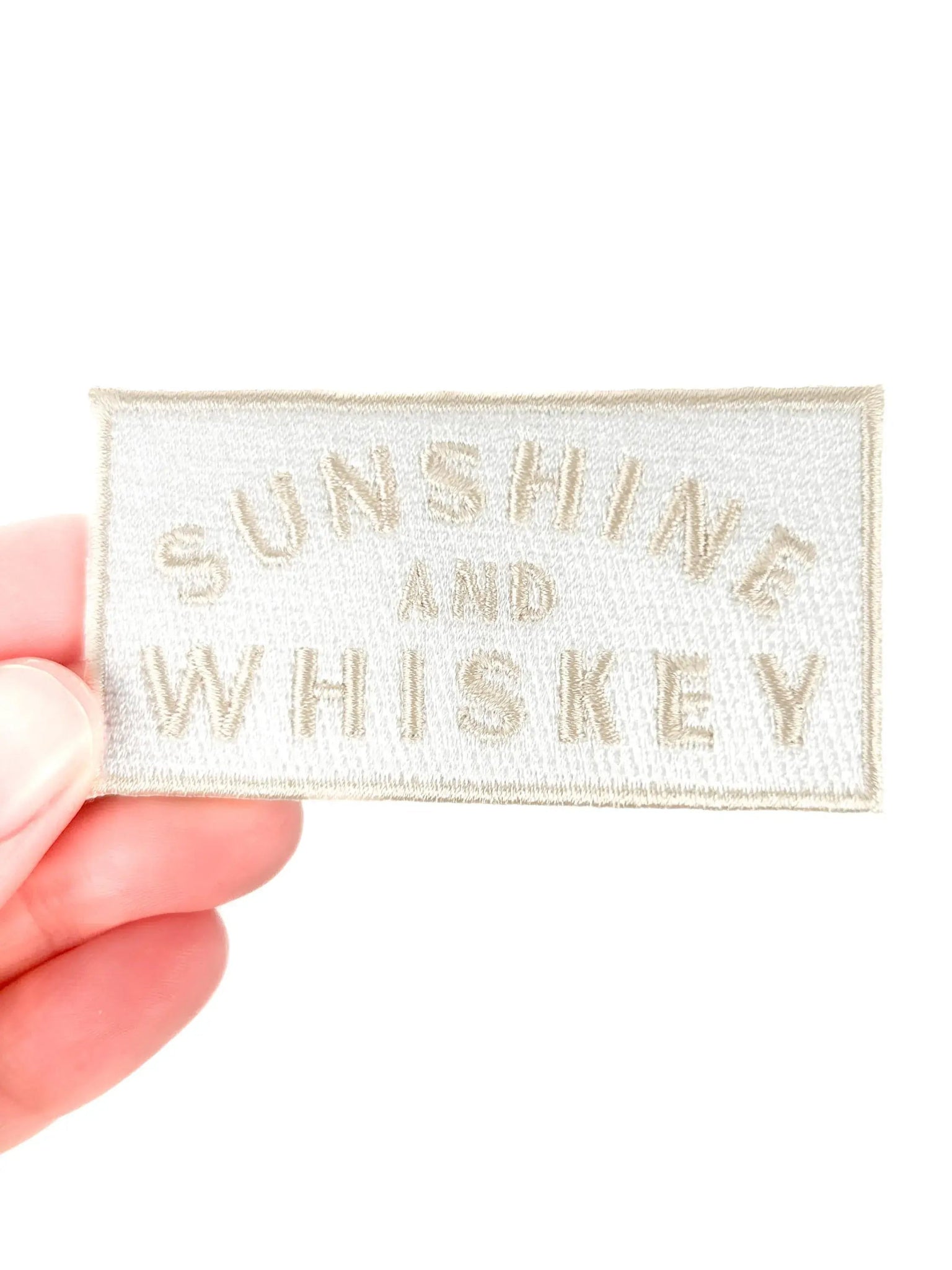Sunshine and Whiskey Embroidered Iron On Patch Country Music (CLEARANCE) - Wander Together Outfitters