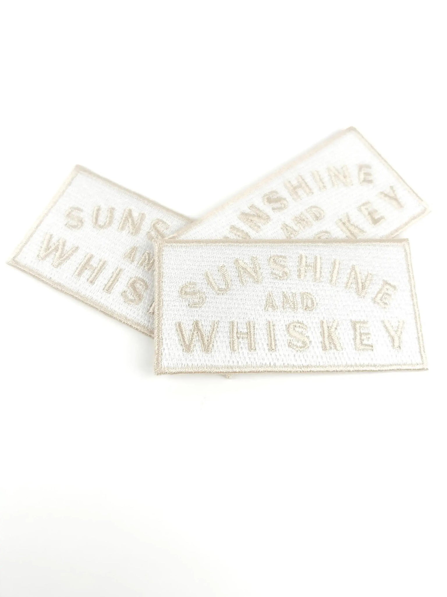Sunshine and Whiskey Embroidered Iron On Patch Country Music (CLEARANCE) - Wander Together Outfitters