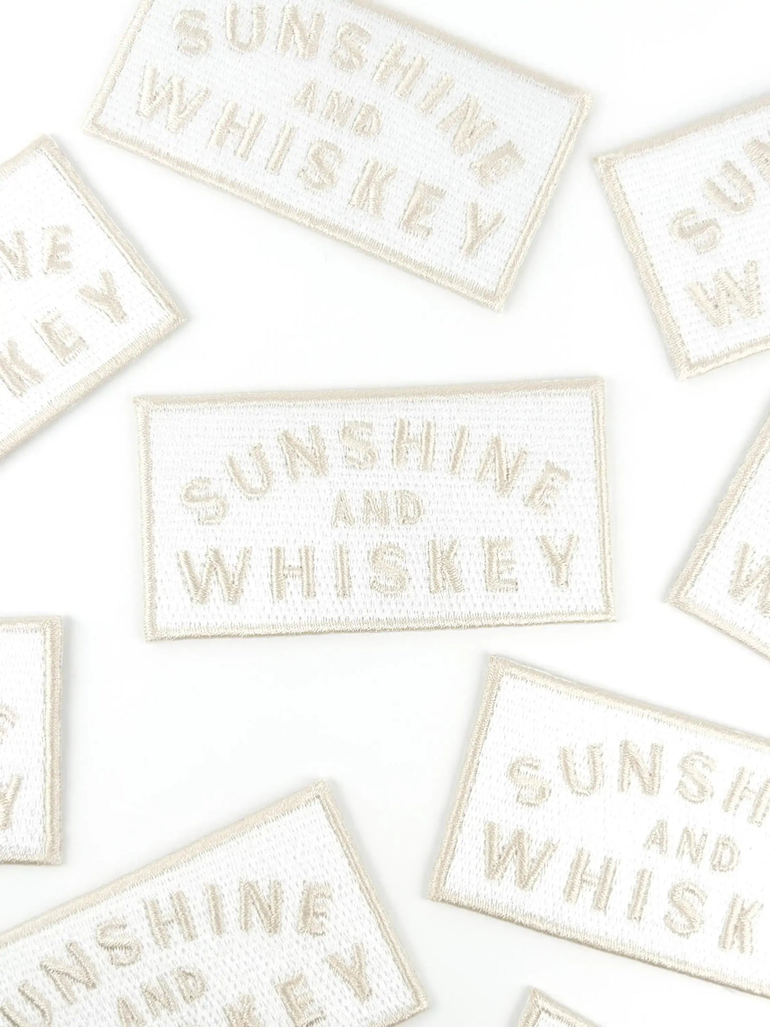 Sunshine and Whiskey Embroidered Iron On Patch Country Music (CLEARANCE) - Wander Together Outfitters