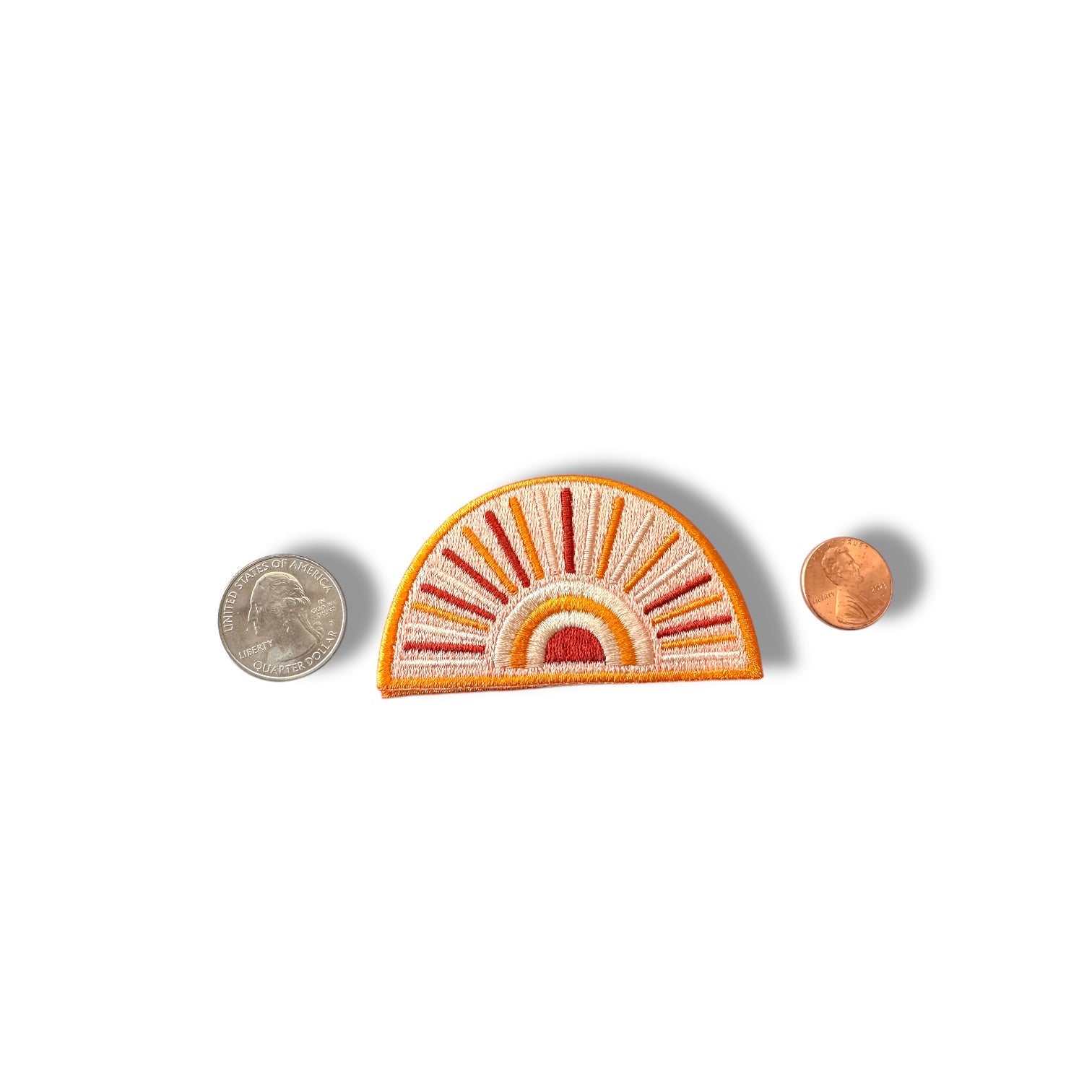 Sunshine Rays: Sunrise Sunset Iron on Patch - Wander Together Outfitters