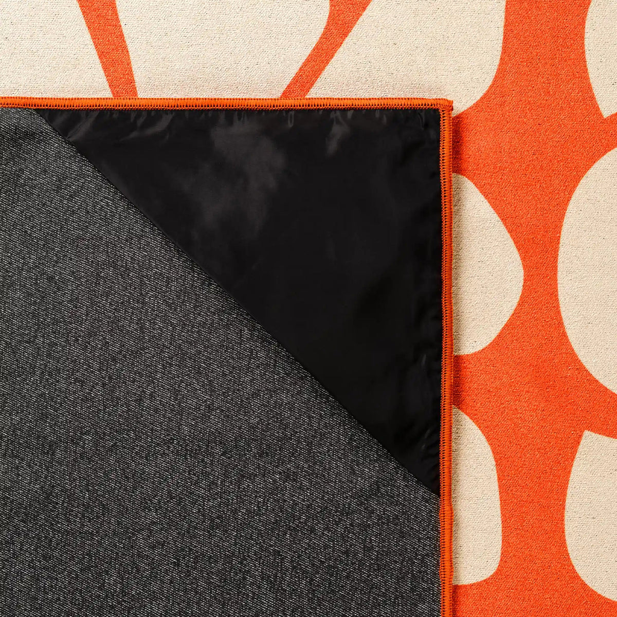 Supersized Blanket Towel: Big Flowers Expedition Orange - Wander Together Outfitters