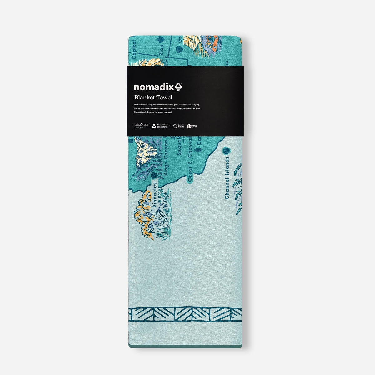 Supersized Blanket Towel: National Parks and Monuments Map - Wander Together Outfitters