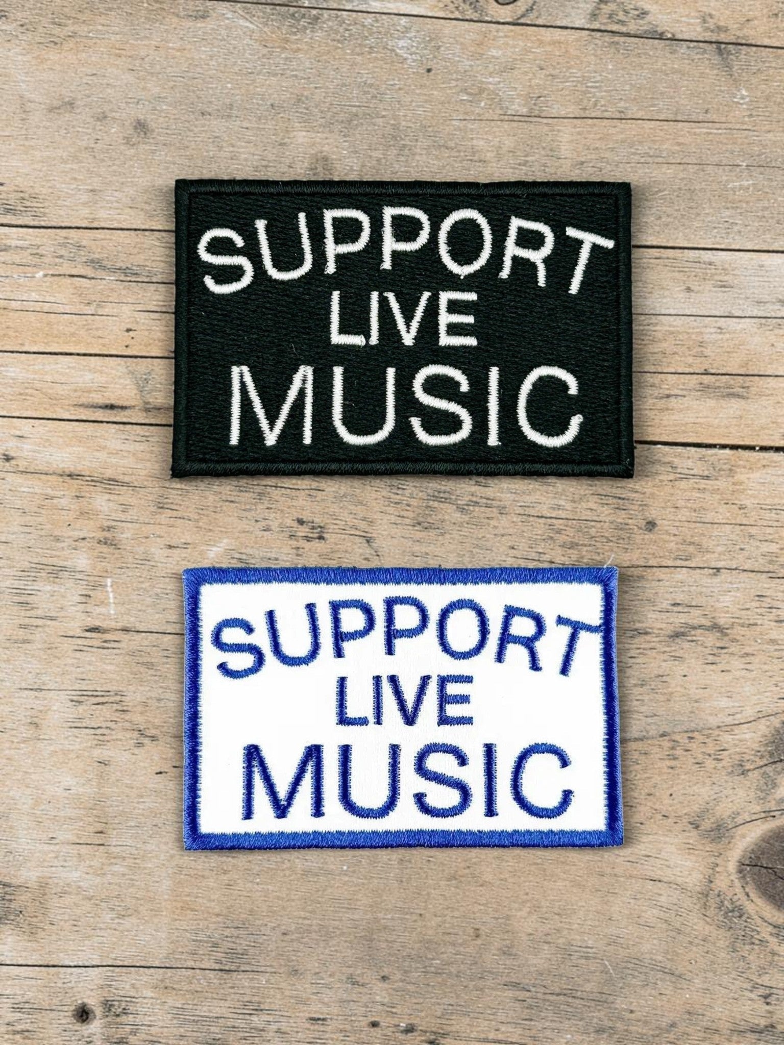 "Support Live Music" Iron On Patches - Wander Together Outfitters
