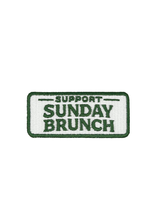 Support Sunday Brunch Embroidered Patch - Wander Together Outfitters