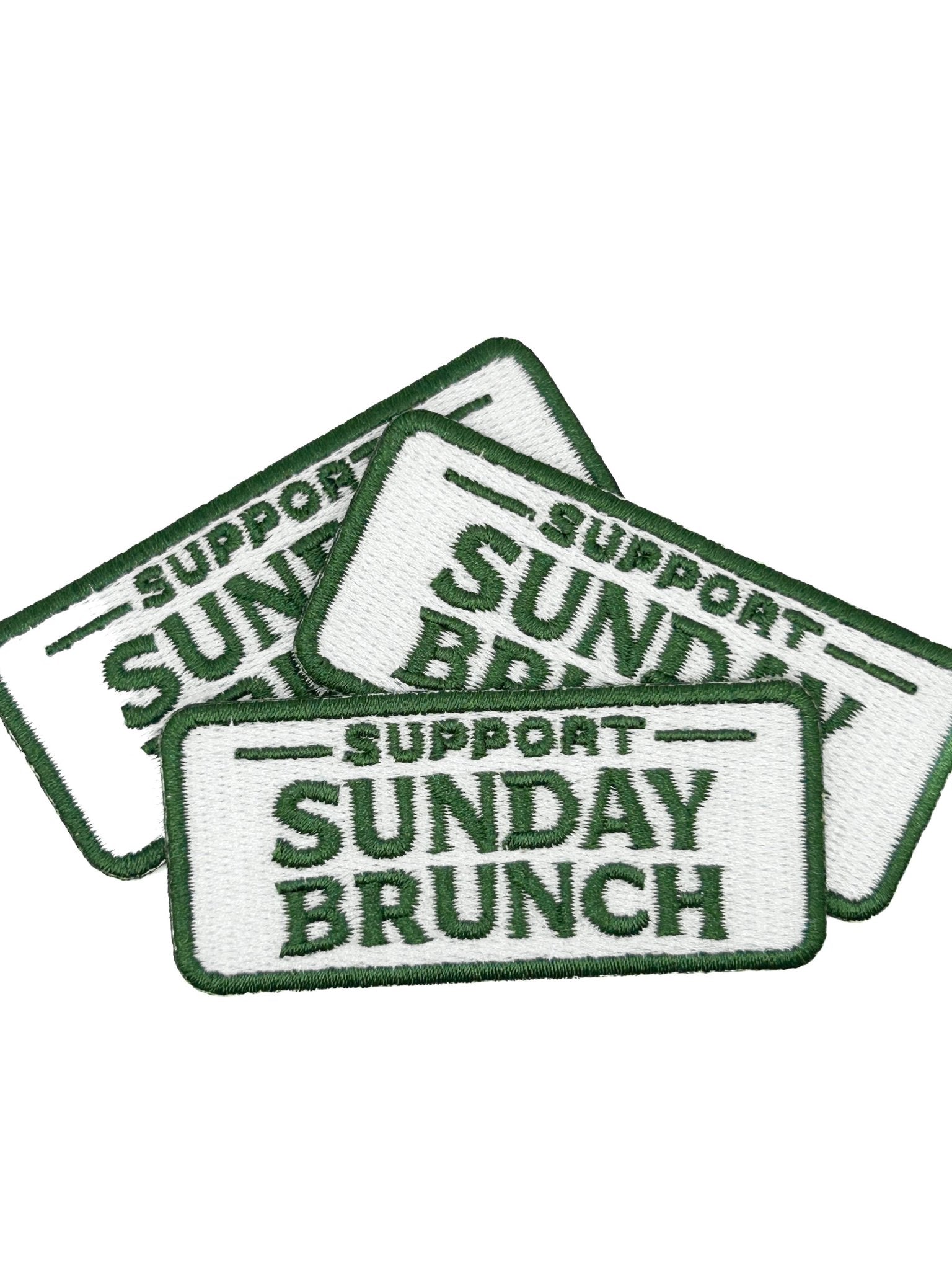 Support Sunday Brunch Embroidered Patch - Wander Together Outfitters