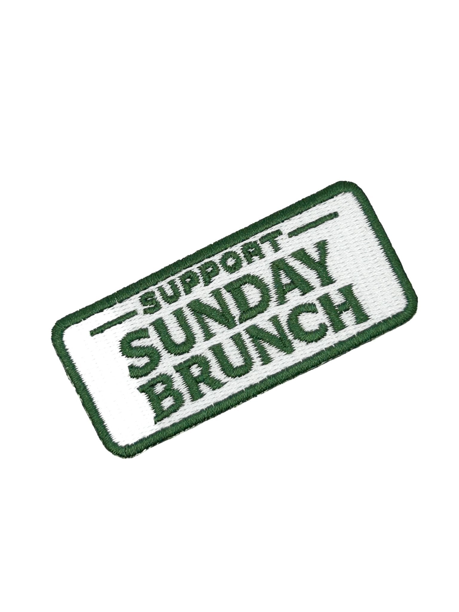 Support Sunday Brunch Embroidered Patch - Wander Together Outfitters