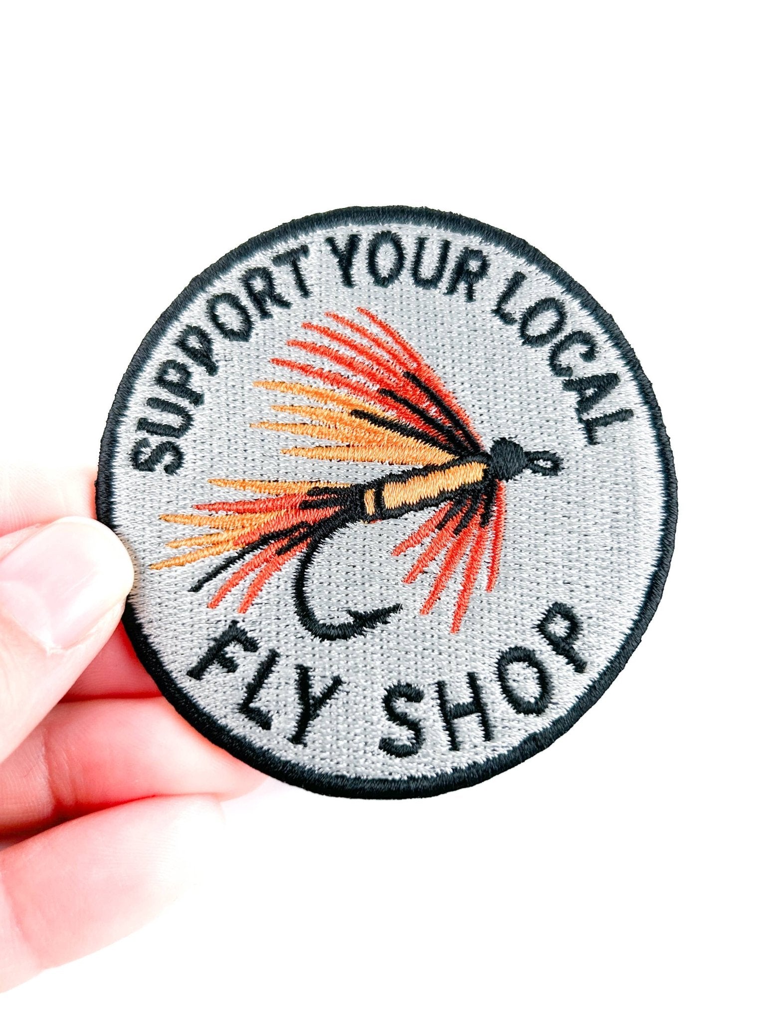 Support Your Local Fly Shop Embroidered Patch - Wander Together Outfitters