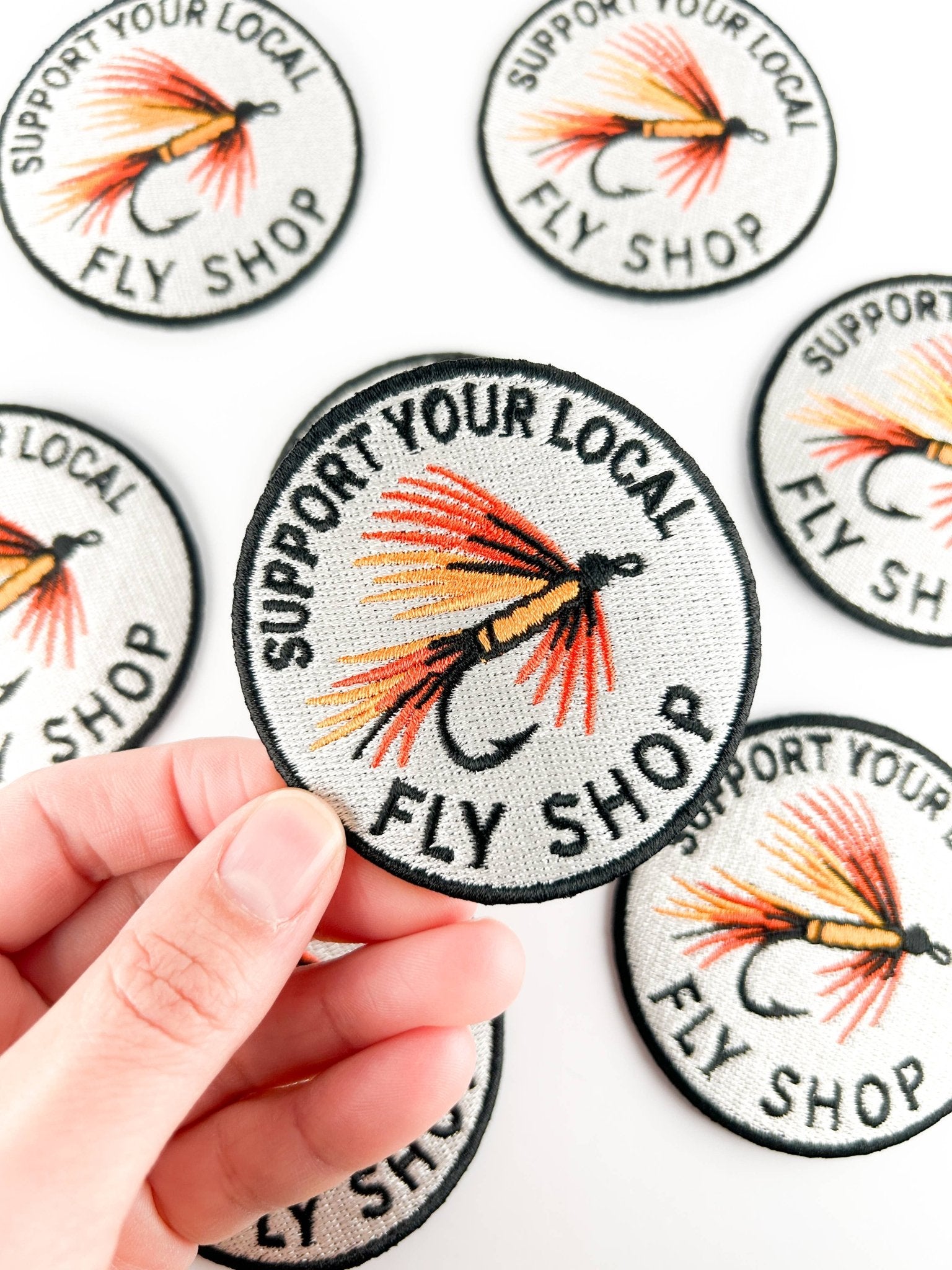 Support Your Local Fly Shop Embroidered Patch - Wander Together Outfitters