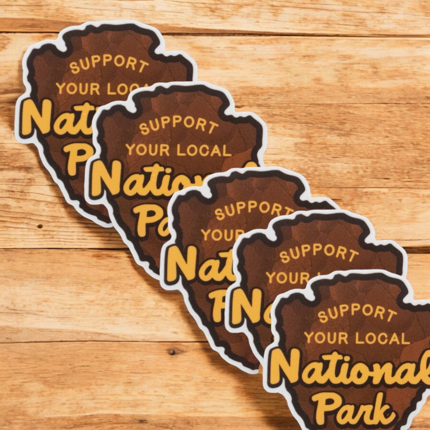 Support Your Local National Park Sticker - Wander Together Outfitters