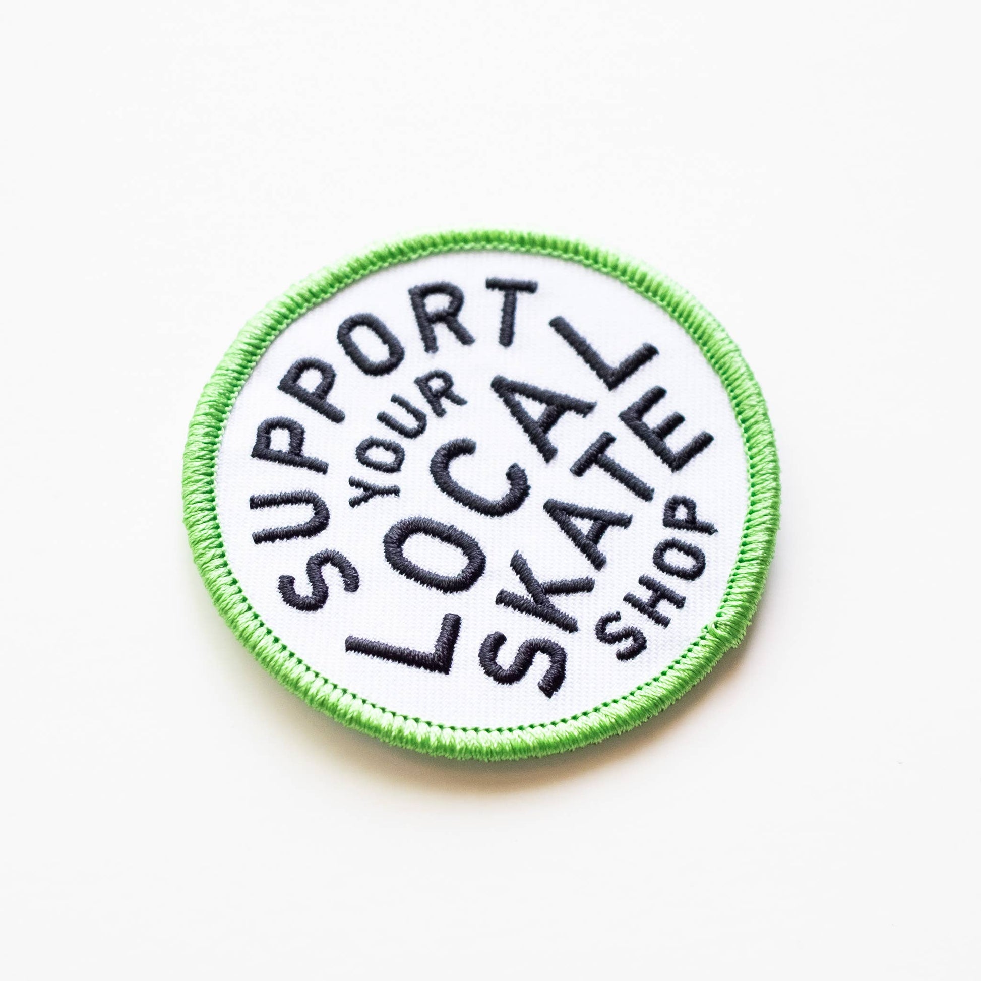 “Support Your Local Skate Shop” Iron on Patch - Wander Together Outfitters