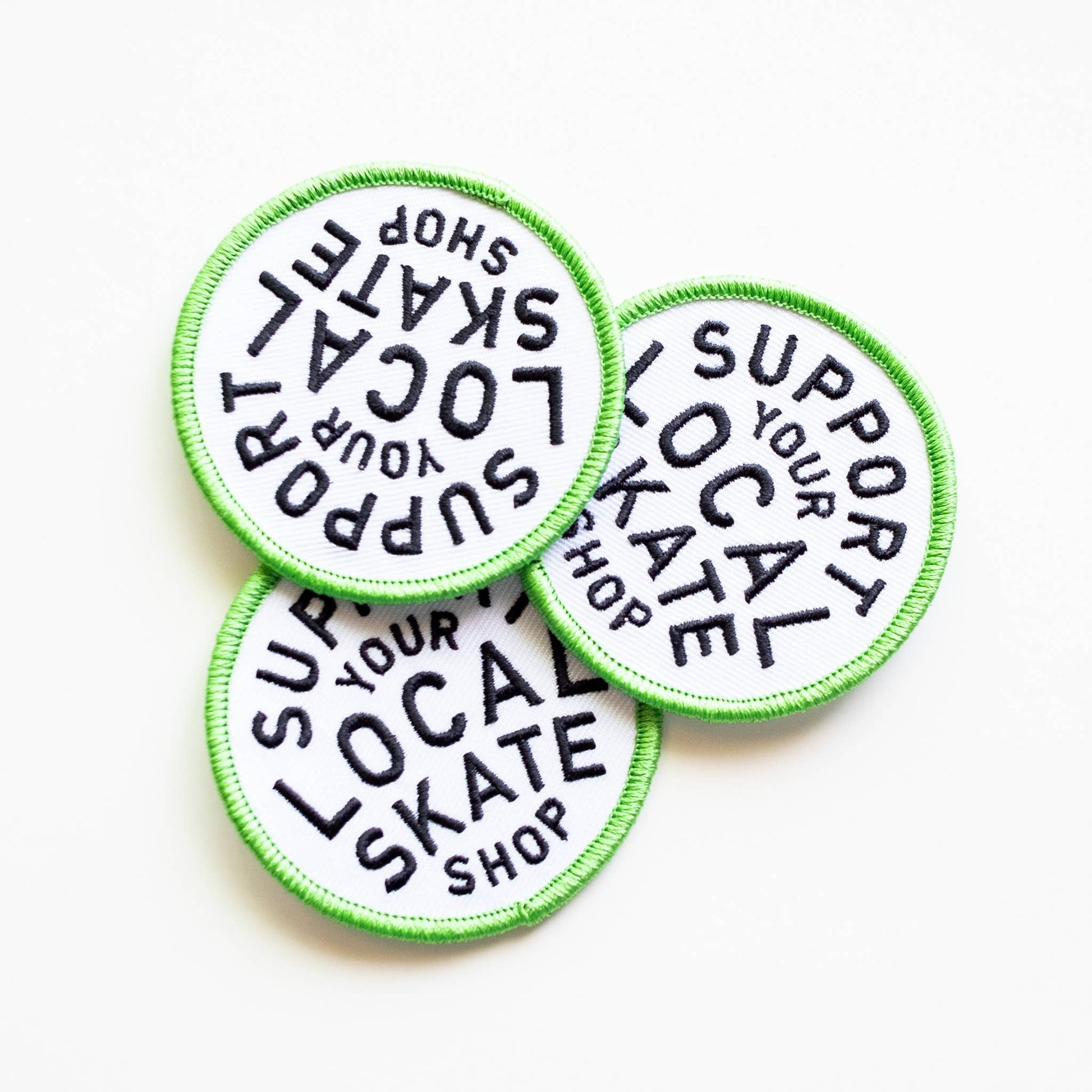 “Support Your Local Skate Shop” Iron on Patch - Wander Together Outfitters