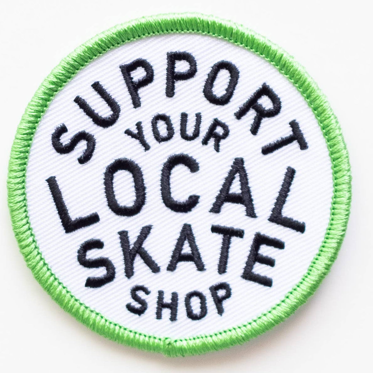 “Support Your Local Skate Shop” Iron on Patch - Wander Together Outfitters