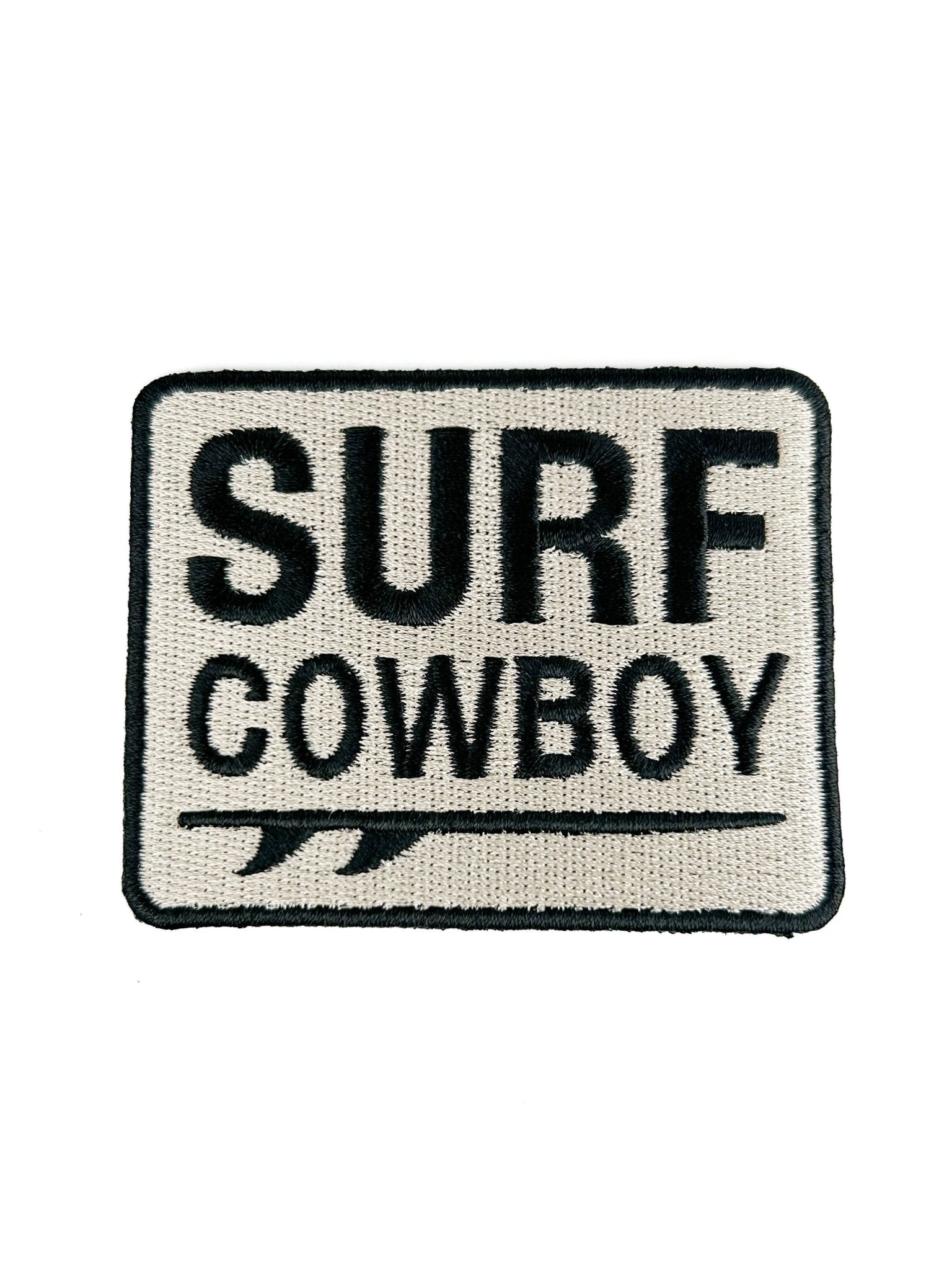 "Surf Cowboy" Embroidered Iron On Patch - Wander Together Outfitters