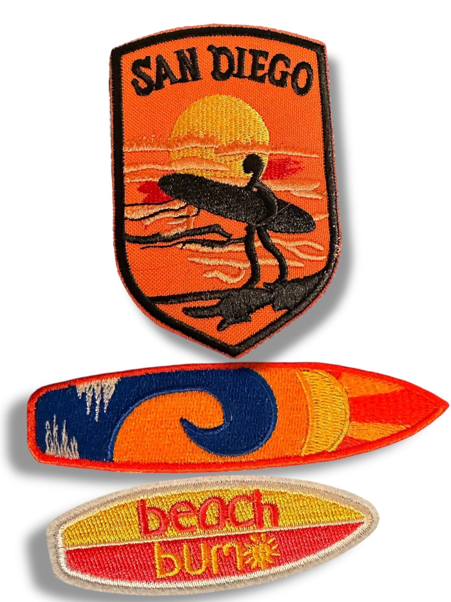 Surfboard Iron On Patches - Wander Together Outfitters