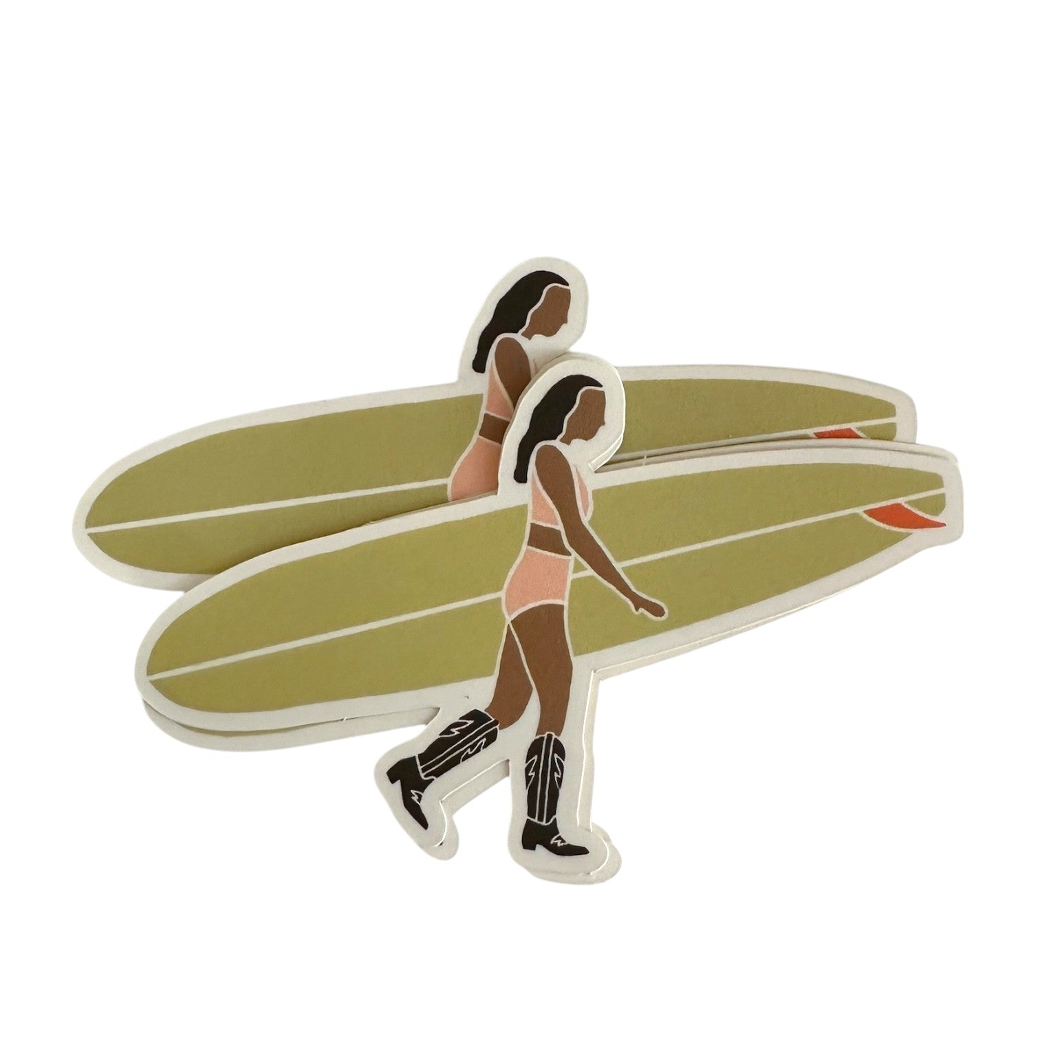 Surfer Girls Vinyl Sticker Collection (Various) - Wander Together Outfitters