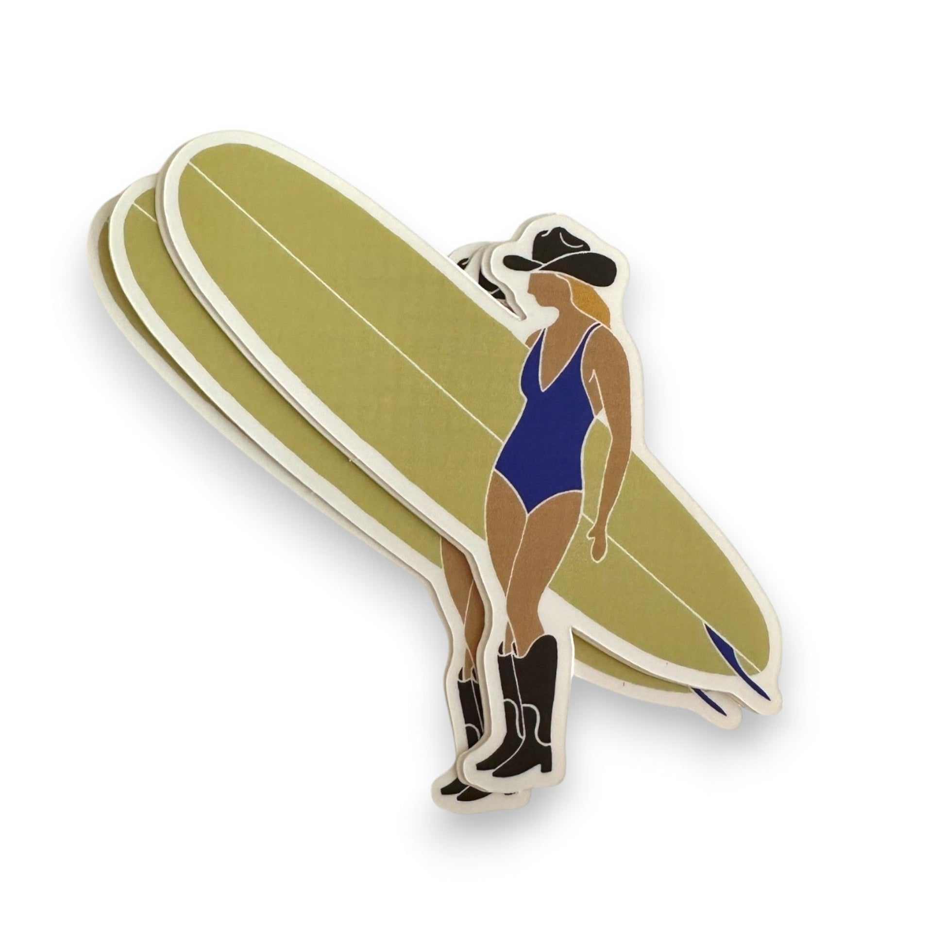 Surfer Girls Vinyl Sticker Collection (Various) - Wander Together Outfitters