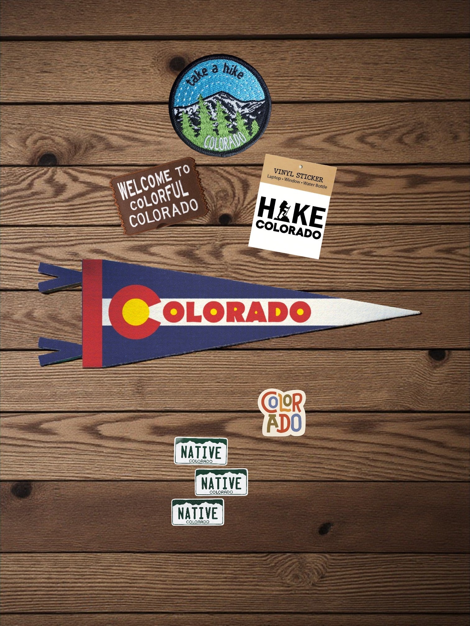 "Take a Hike Colorado" Embroidered Iron On Patch - Wander Together Outfitters