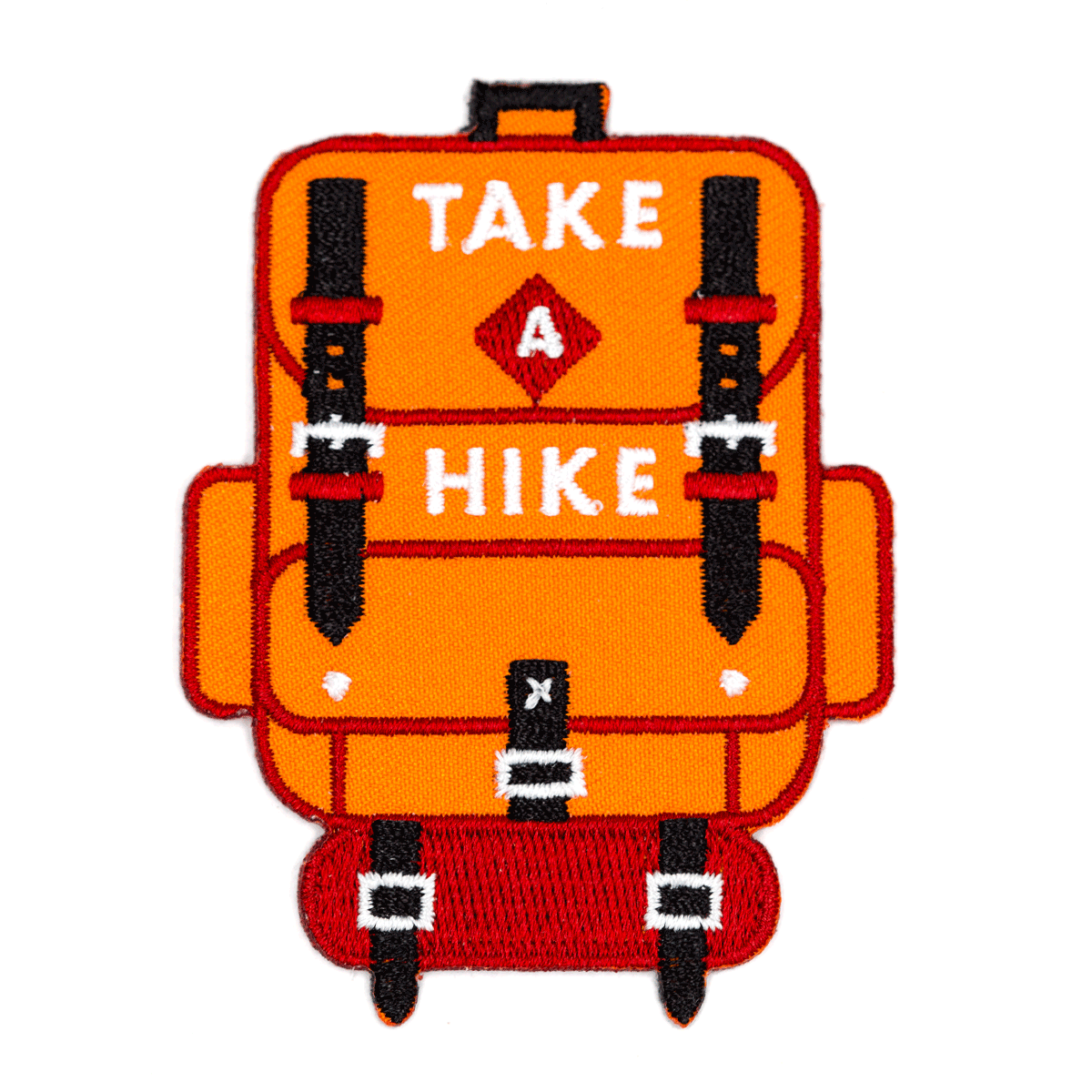"Take A Hike" Embroidered Iron - On Backpack Patch - Wander Together Outfitters