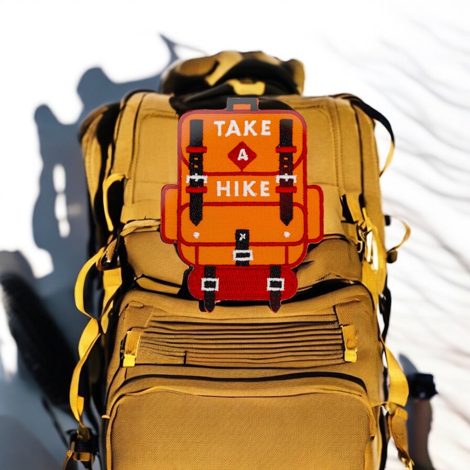 "Take A Hike" Embroidered Iron - On Backpack Patch - Wander Together Outfitters