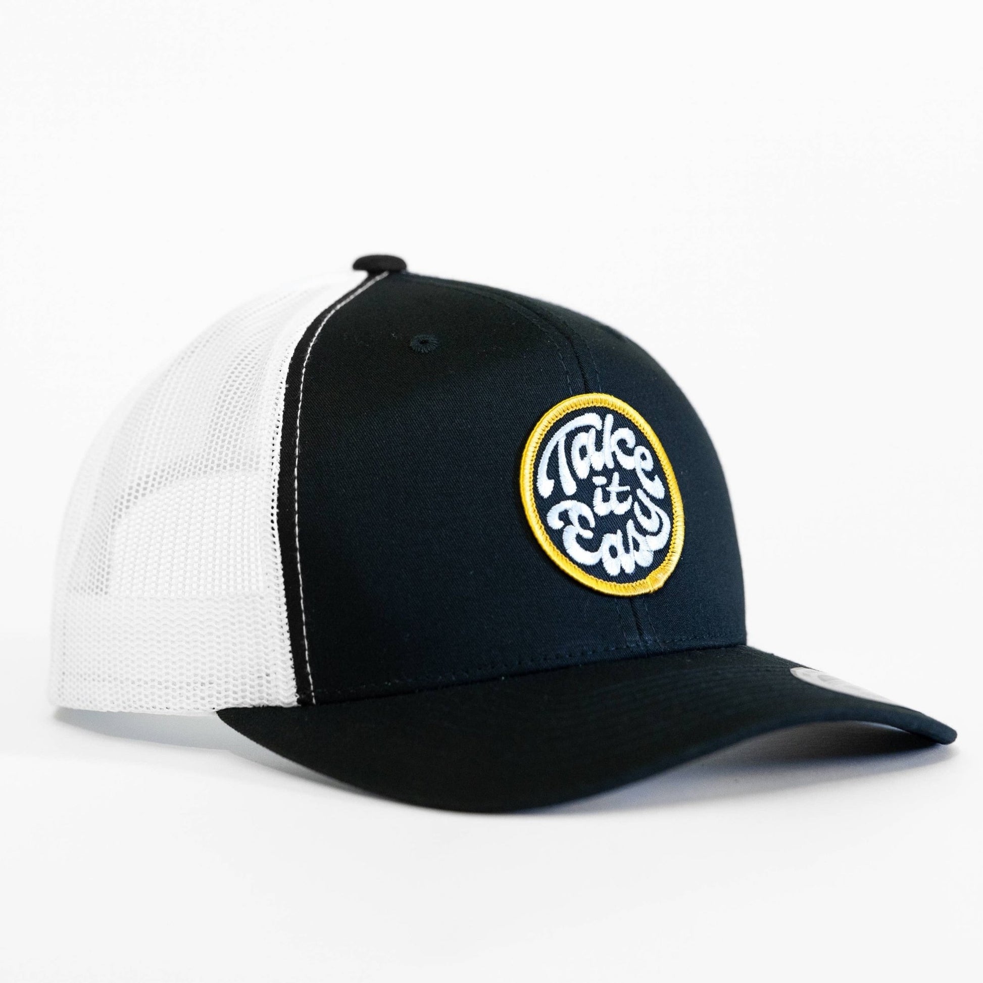 "Take it Easy" Trucker Hat Snap Back with Mesh back - Wander Together Outfitters