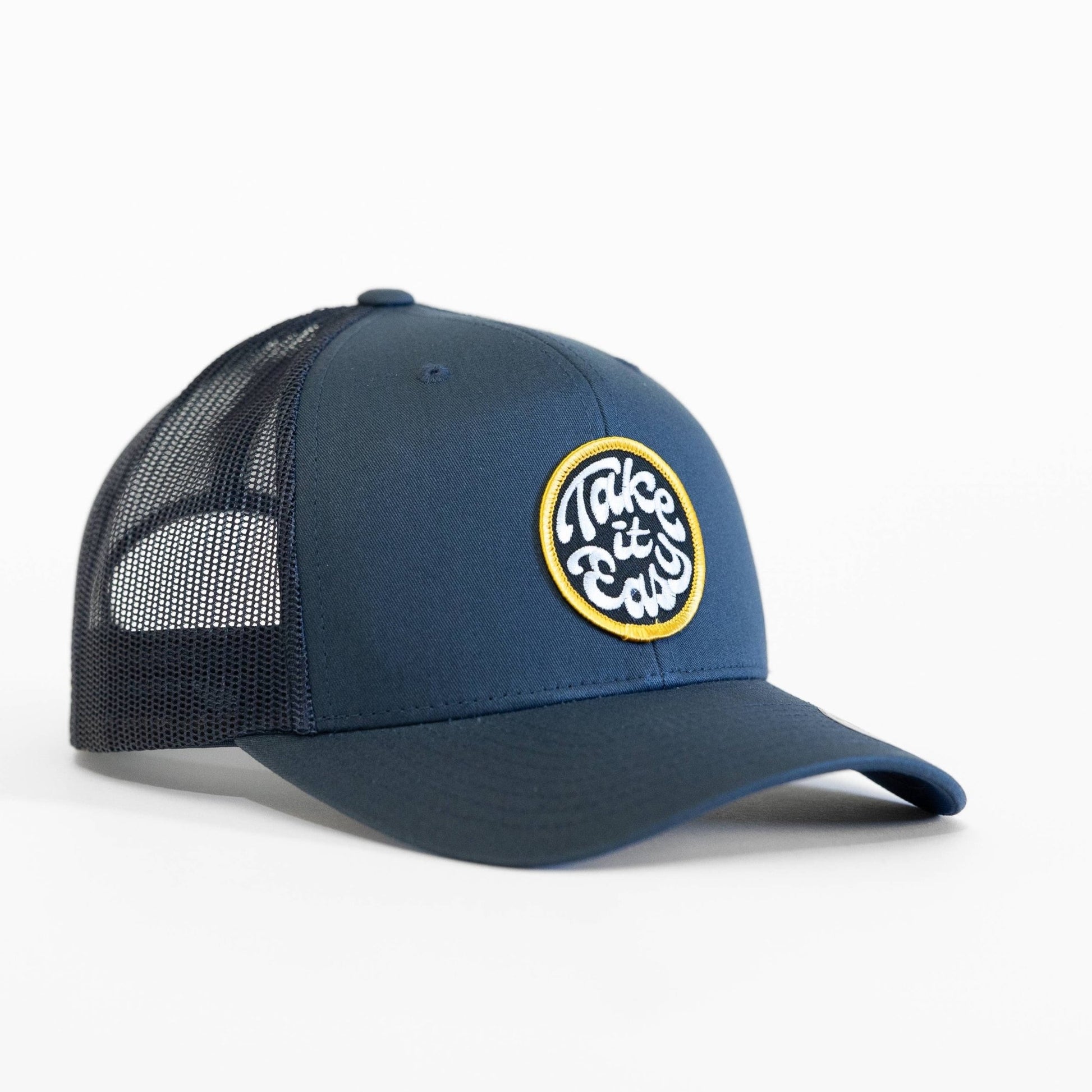 "Take it Easy" Trucker Hat Snap Back with Mesh back - Wander Together Outfitters