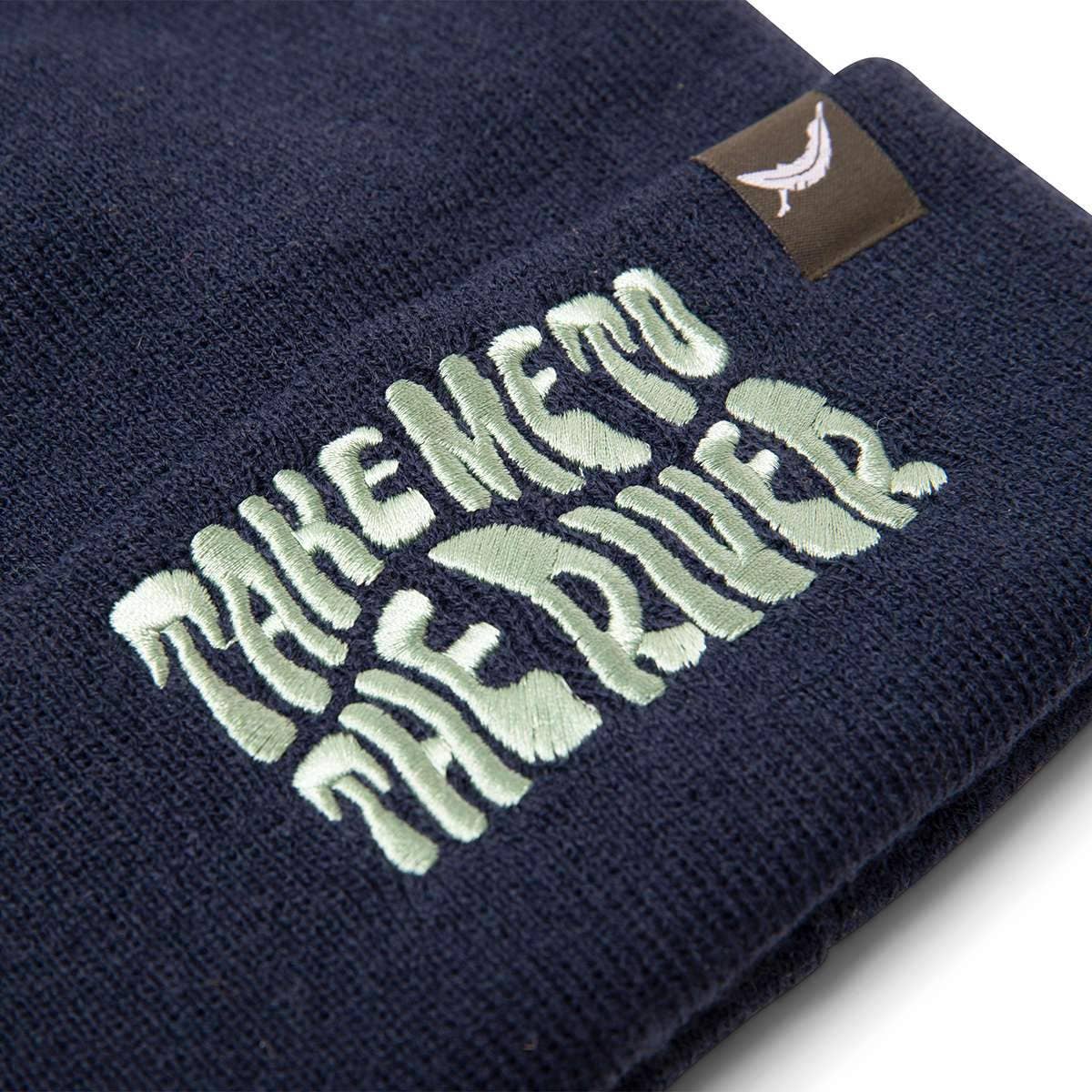 "Take Me To The River" Embroidered Knitted Beanie - Wander Together Outfitters