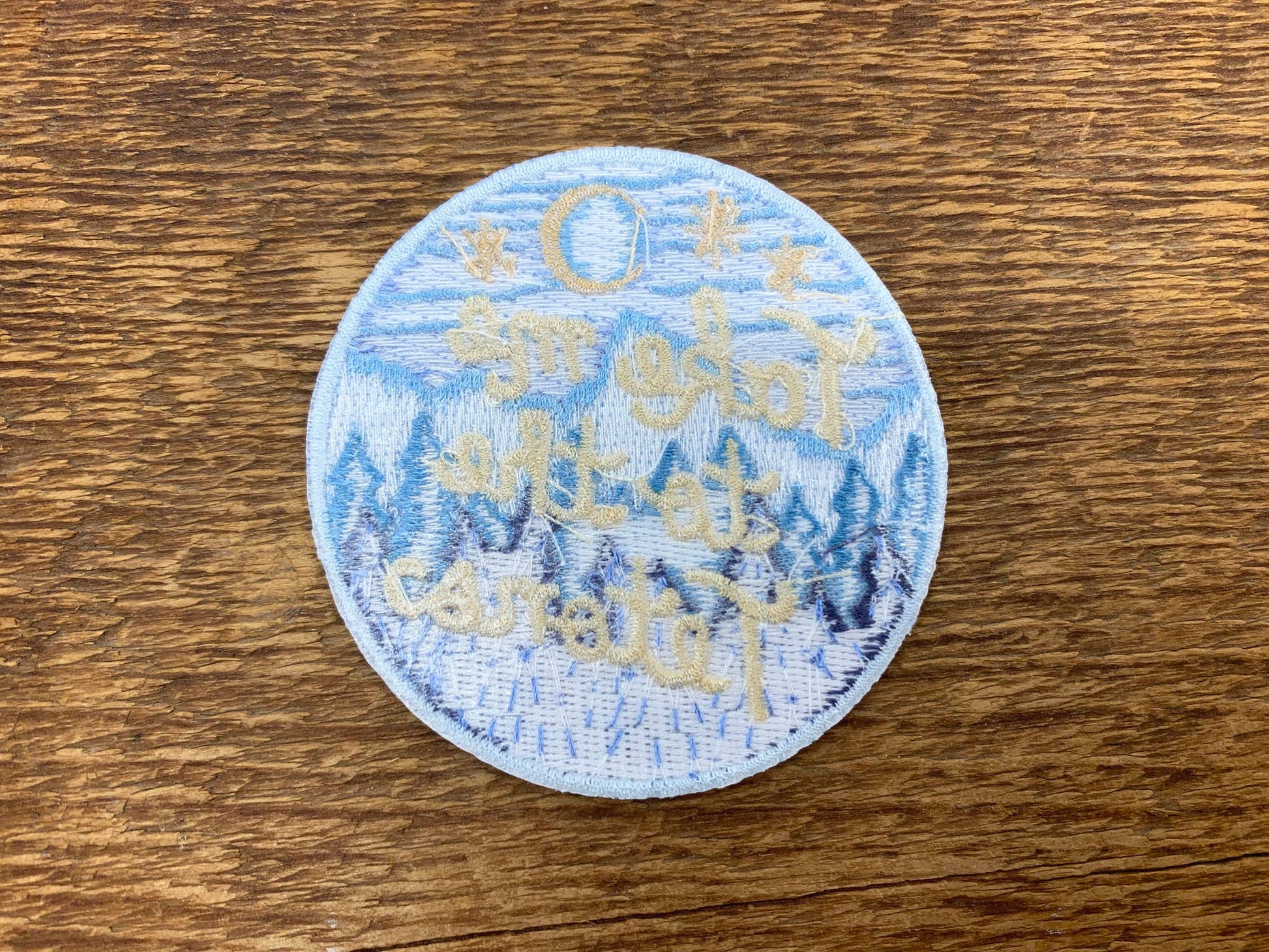 "Take Me To The Tetons" Embroidered Iron On Patch - Wander Together Outfitters