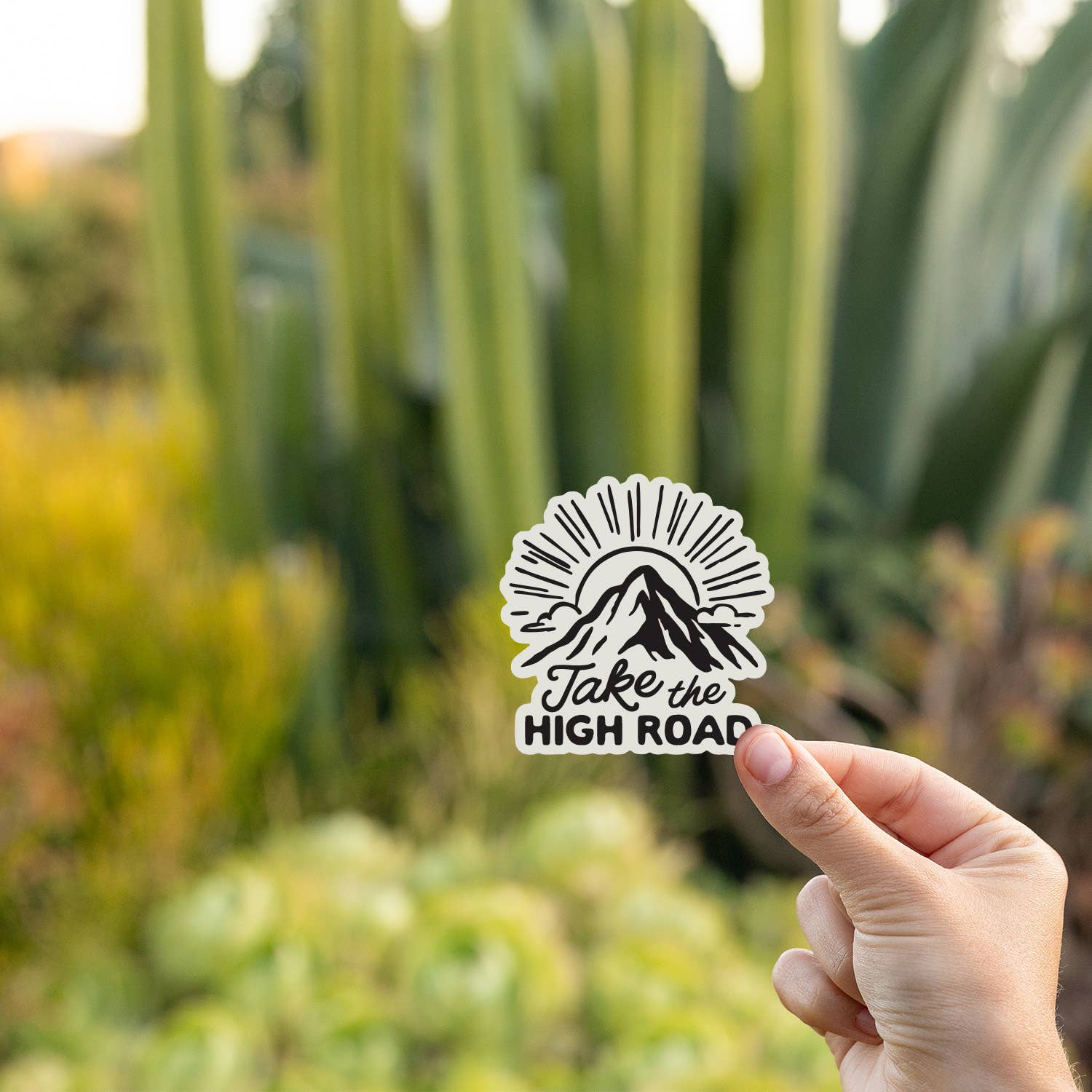 "Take the High Road" Vinyl Sticker - Wander Together Outfitters
