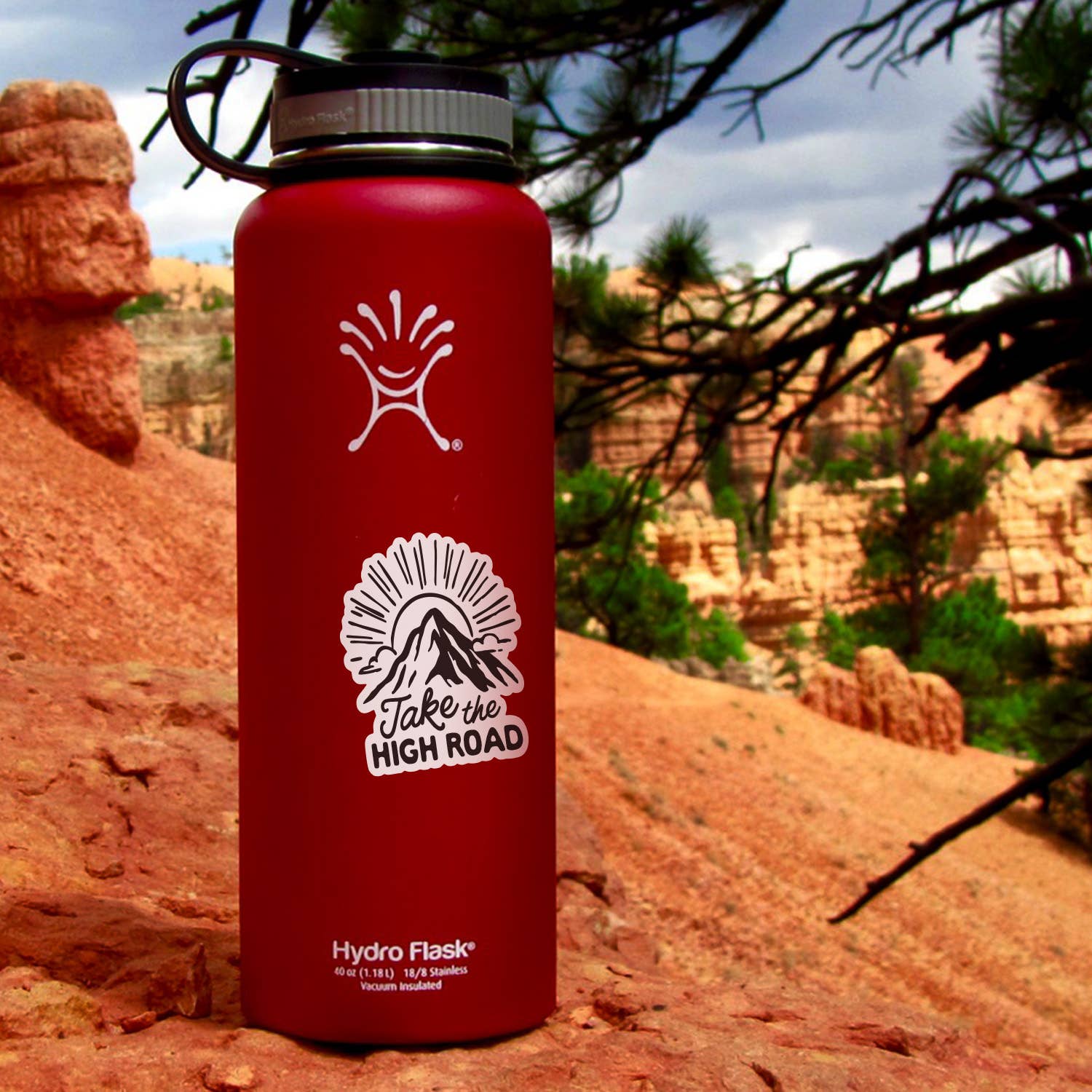 "Take the High Road" Vinyl Sticker - Wander Together Outfitters