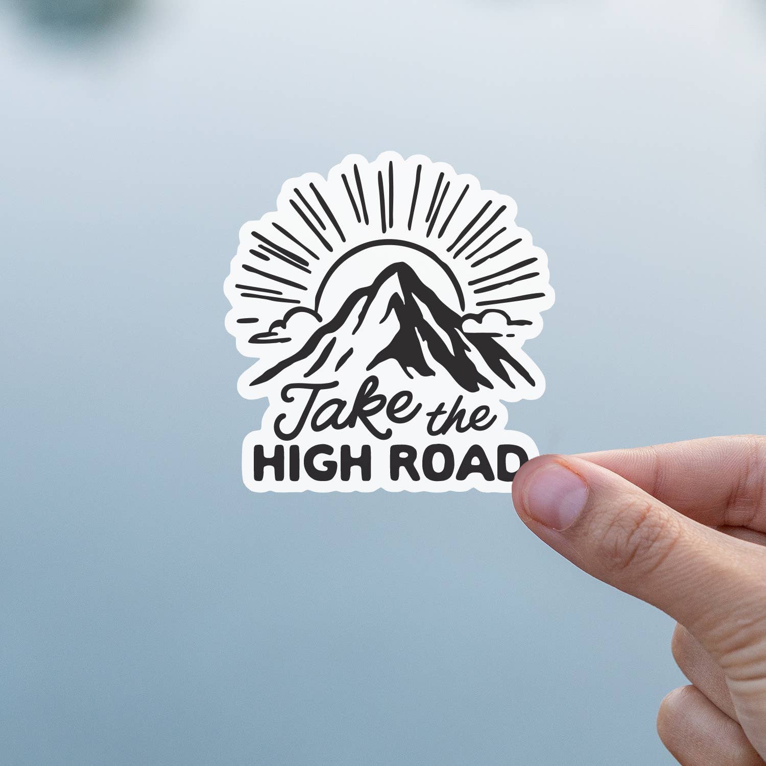 "Take the High Road" Vinyl Sticker - Wander Together Outfitters