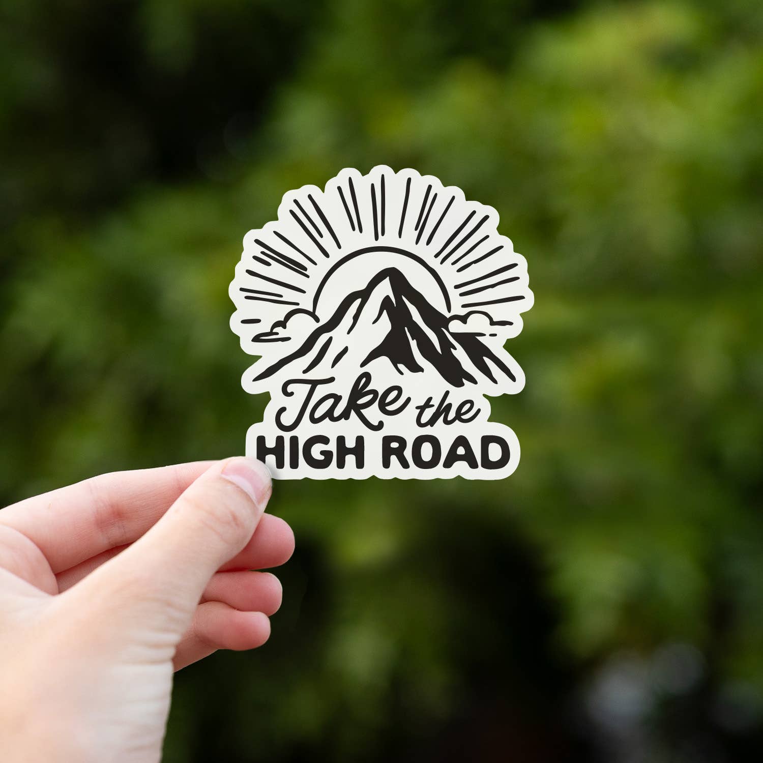 "Take the High Road" Vinyl Sticker - Wander Together Outfitters