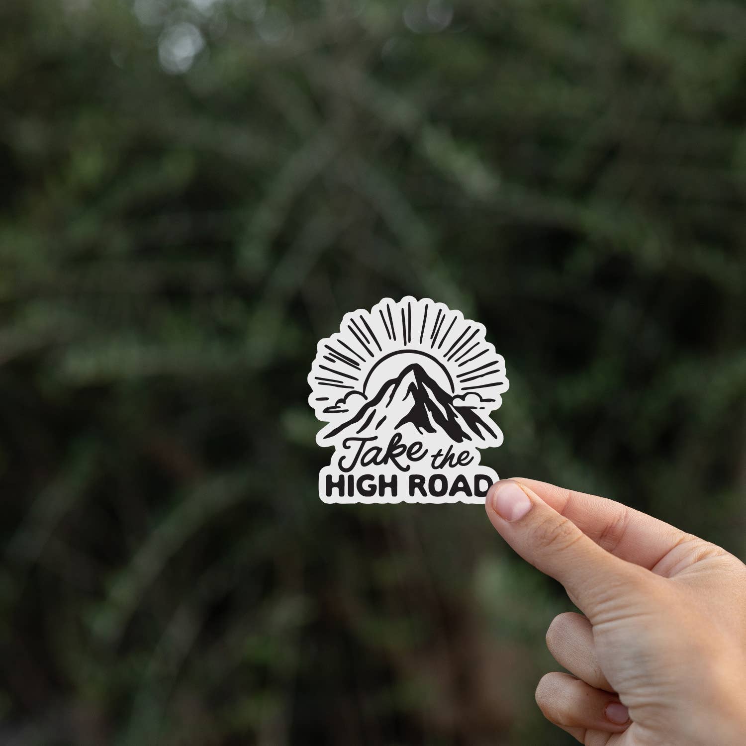 "Take the High Road" Vinyl Sticker - Wander Together Outfitters