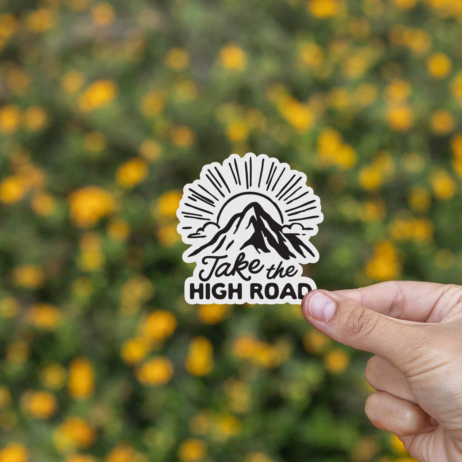 "Take the High Road" Vinyl Sticker - Wander Together Outfitters