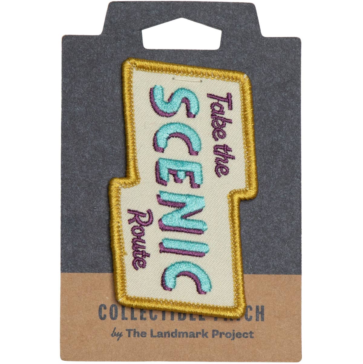 "Take the Scenic Route" Embroidered Patch - Wander Together Outfitters