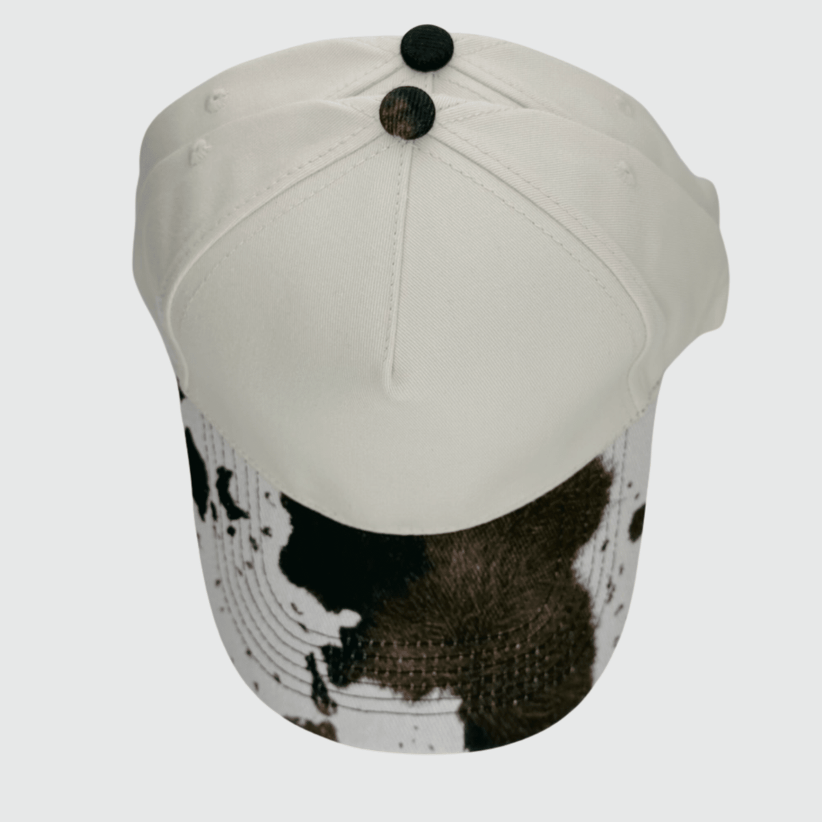 TEELUX - Cotton Structured Hat Blank - COW PRINT - Wander Together Outfitters