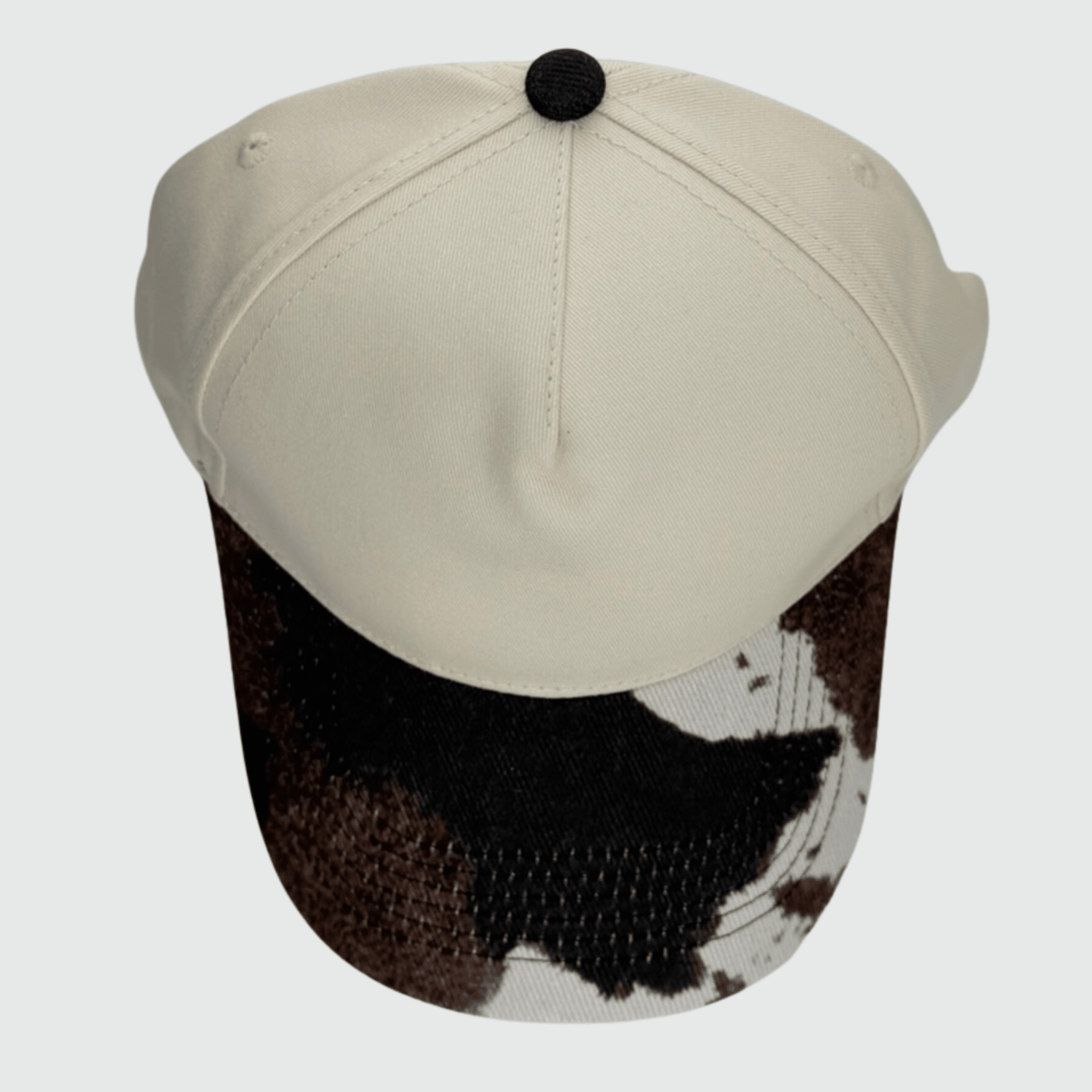 TEELUX - Cotton Structured Hat Blank - COW PRINT - Wander Together Outfitters