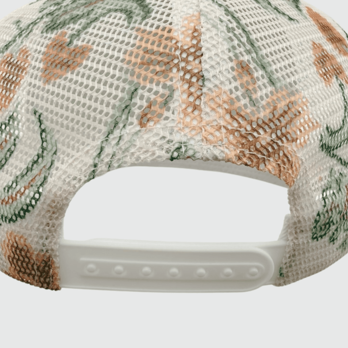TEELUX - Cotton Structured Hat Blank - SNAP BACK W MESH - FLORAL - Wander Together Outfitters