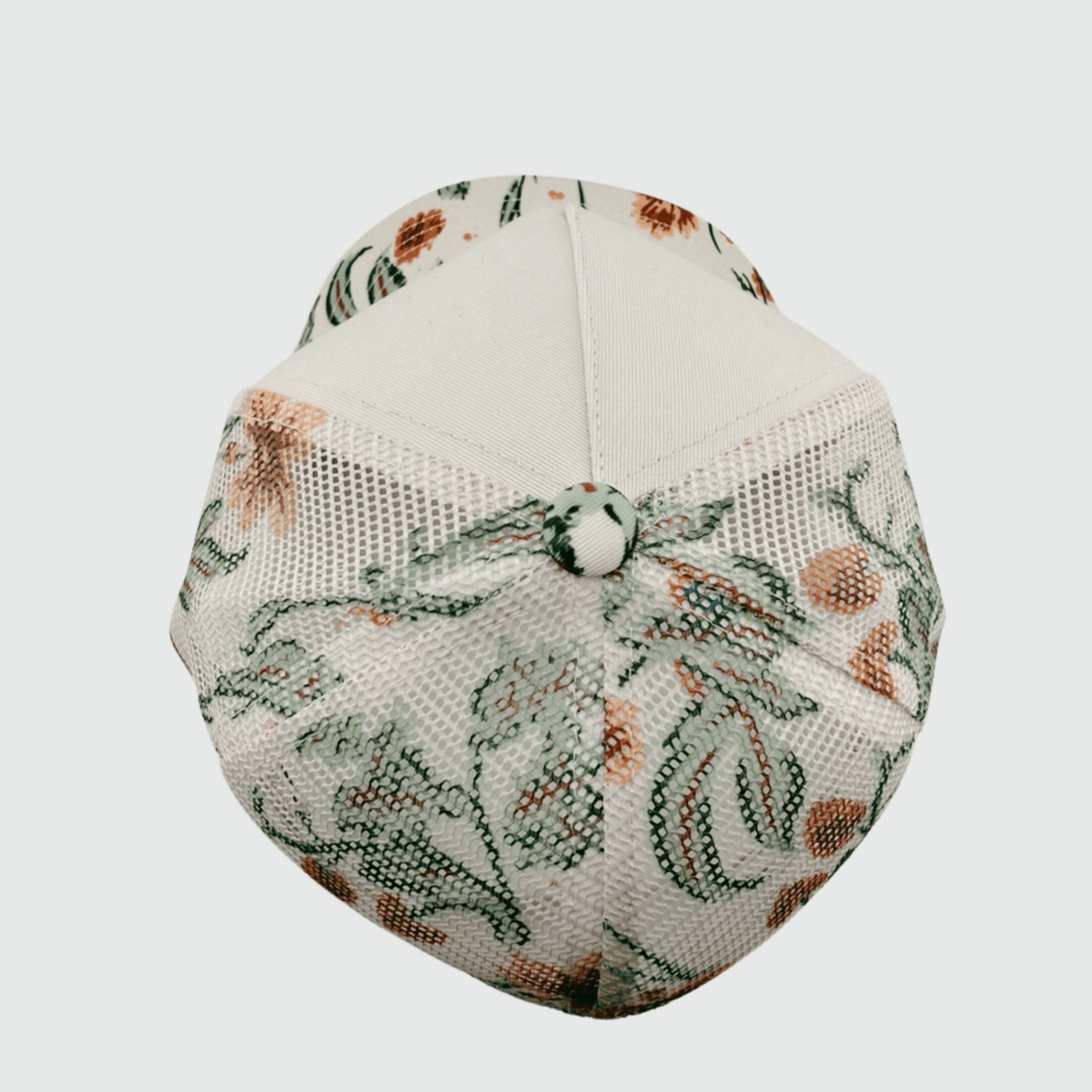 TEELUX - Cotton Structured Hat Blank - SNAP BACK W MESH - FLORAL - Wander Together Outfitters
